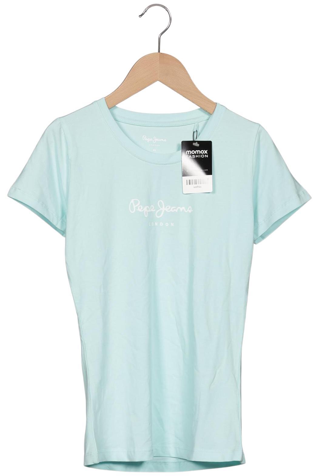 

Pepe Jeans Damen T-Shirt, hellblau, Gr. 34