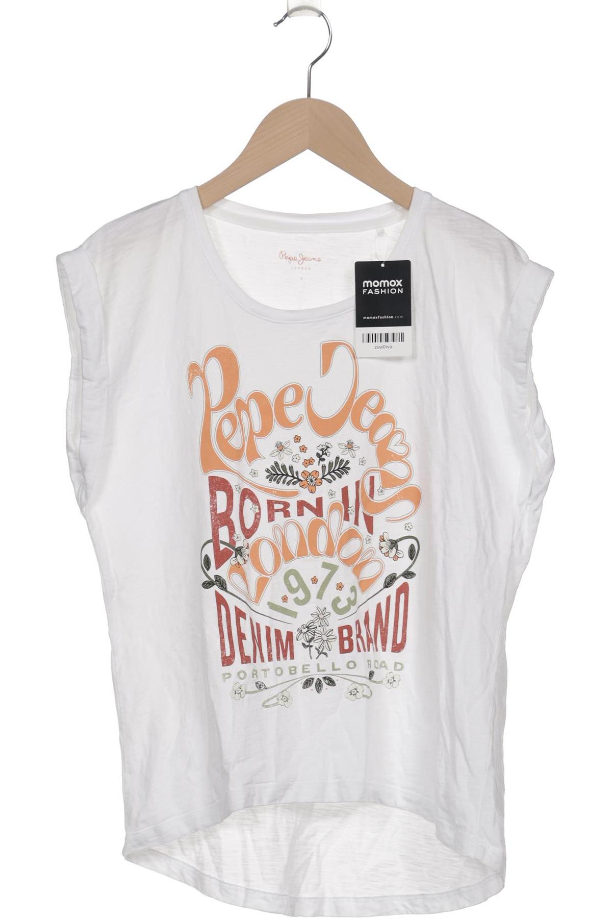 

Pepe Jeans Damen T-Shirt, weiß, Gr. 36
