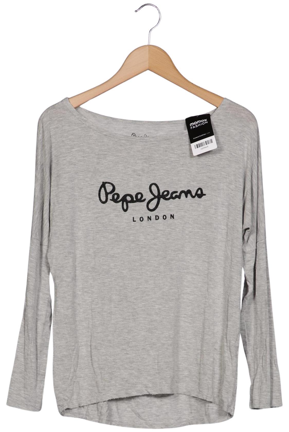 

Pepe Jeans Damen Langarmshirt, grau, Gr. 34
