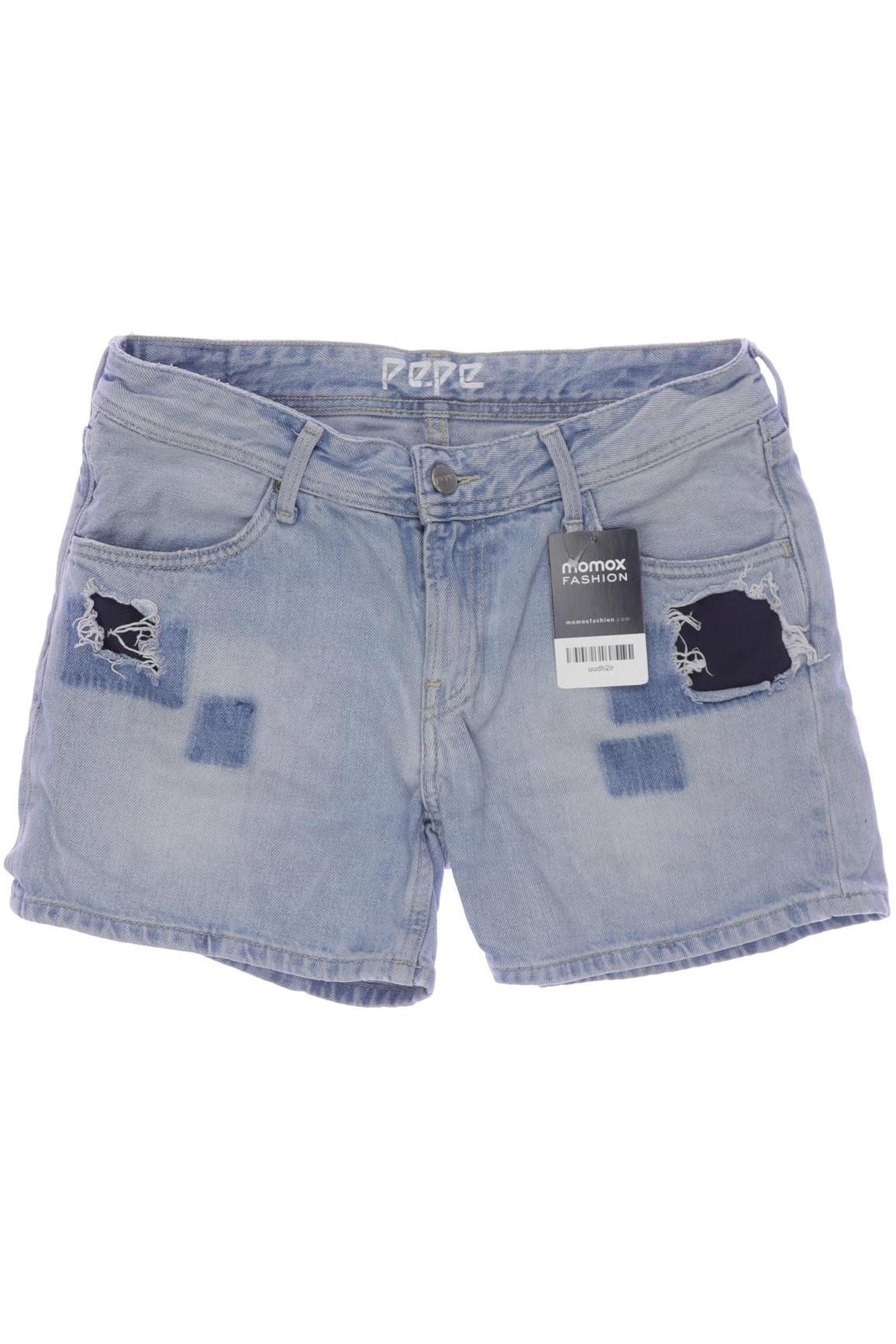 

Pepe Jeans Damen Shorts, hellblau, Gr. 26