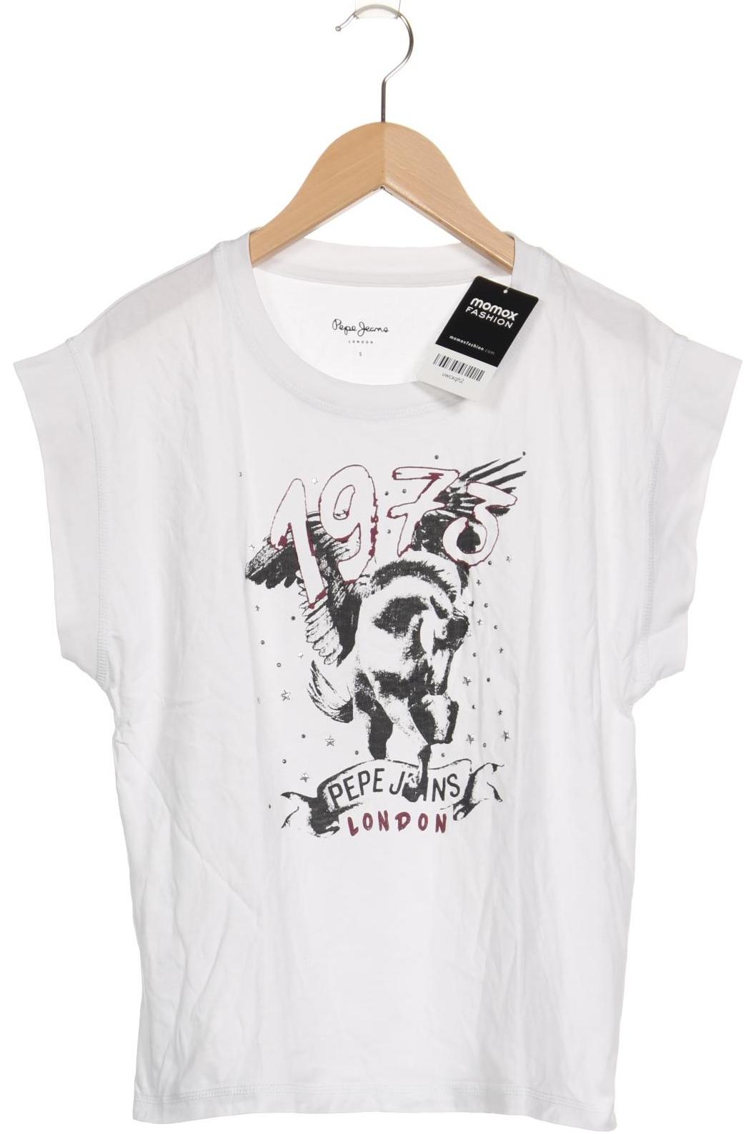 

Pepe Jeans Damen T-Shirt, weiß, Gr. 36