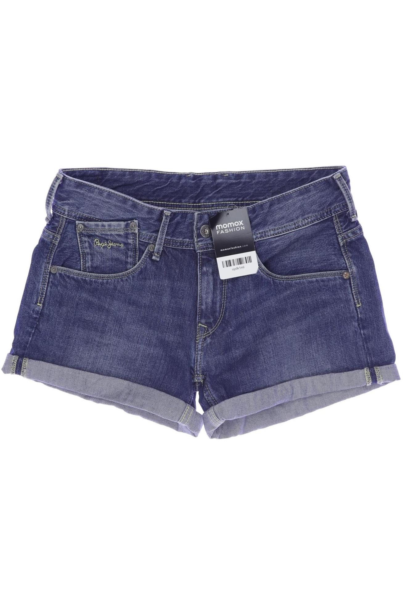 

Pepe Jeans Damen Shorts, blau, Gr. 27