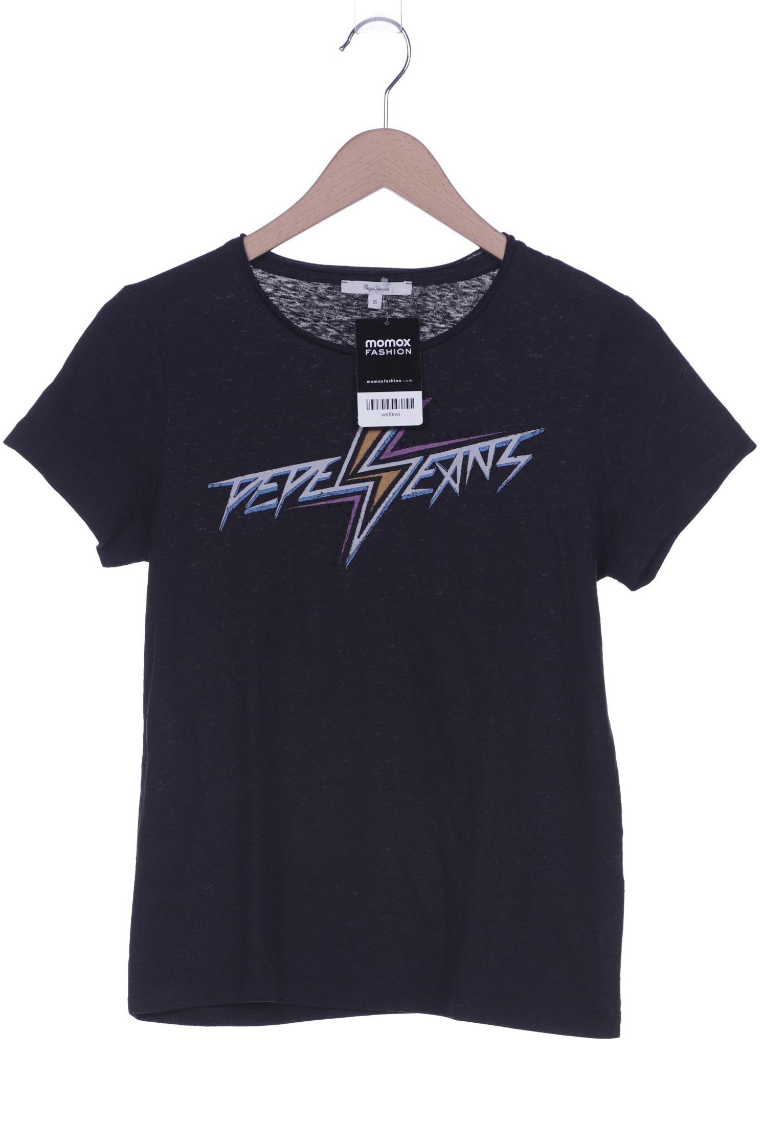 

Pepe Jeans Damen T-Shirt, schwarz, Gr. 34