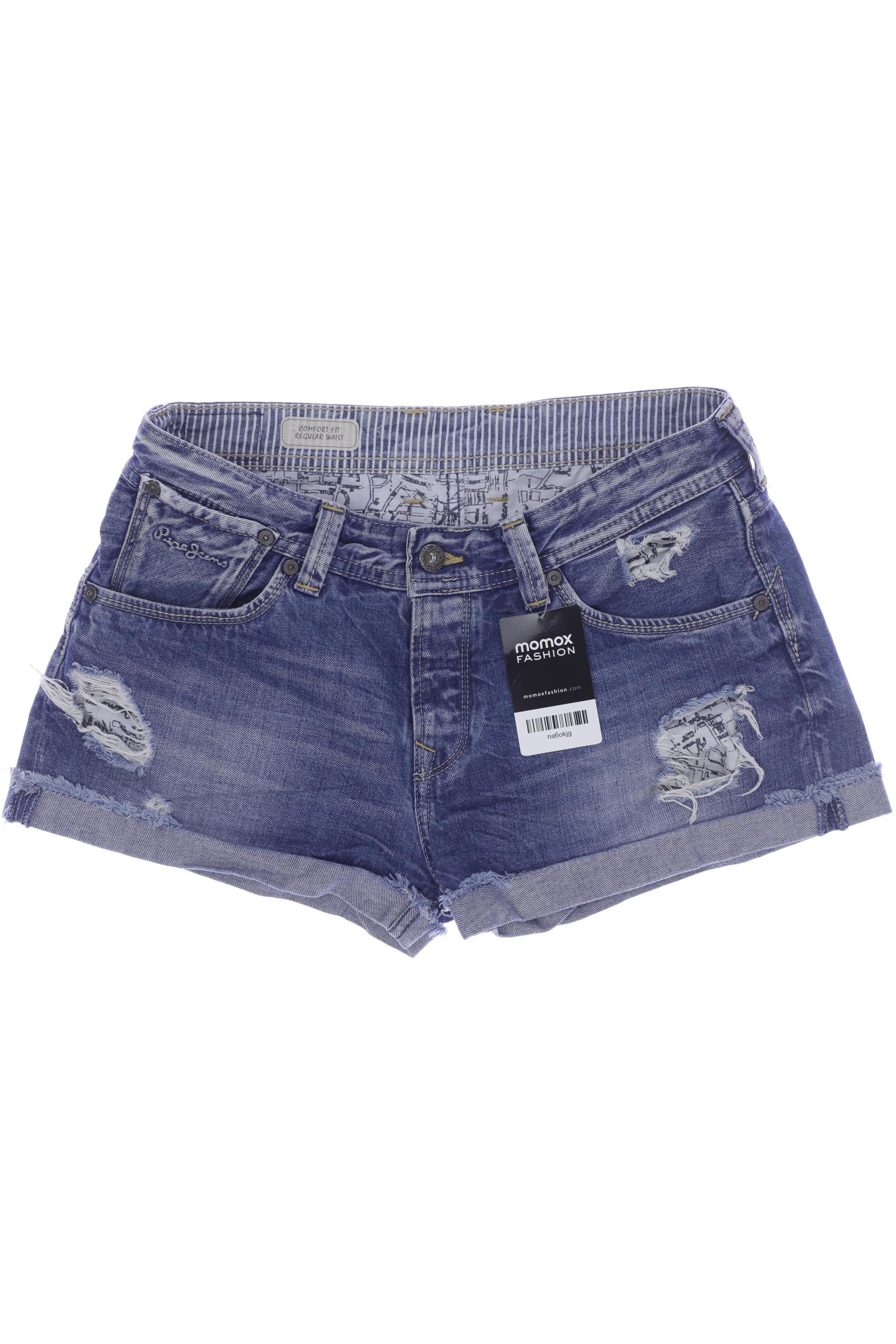 

Pepe Jeans Damen Shorts, blau, Gr. 38