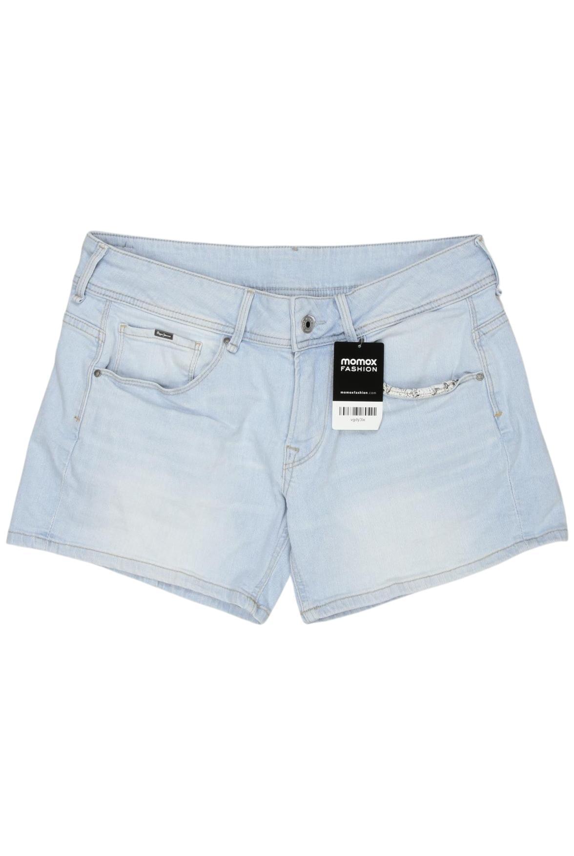 

Pepe Jeans Damen Shorts, blau, Gr. 28
