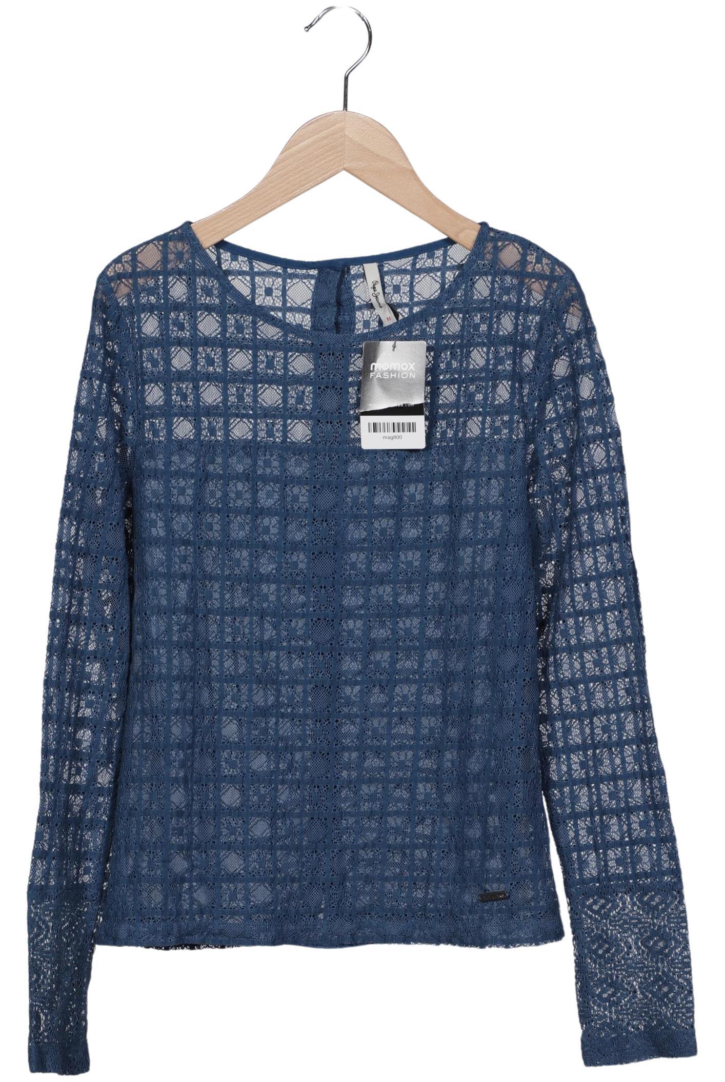 

Pepe Jeans Damen Bluse, blau, Gr. 38