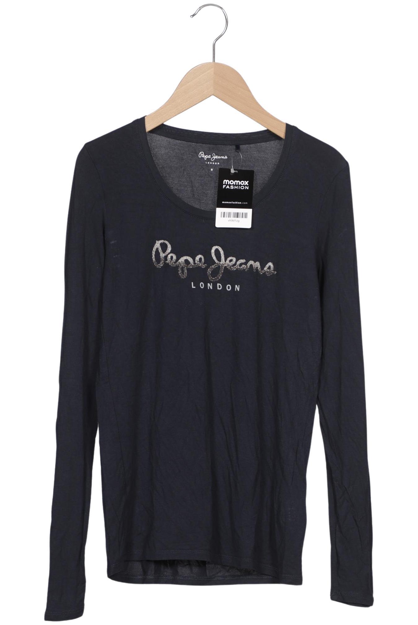 

Pepe Jeans Damen Langarmshirt, marineblau, Gr. 38