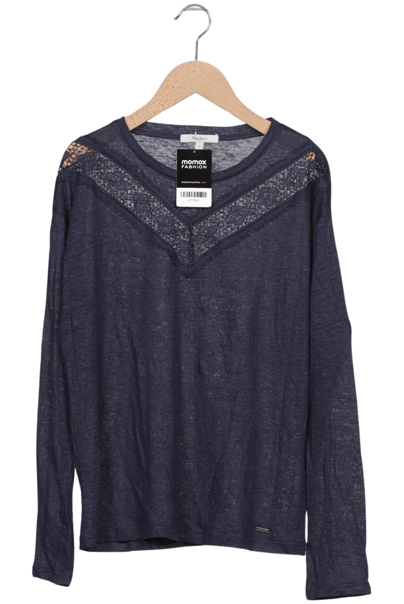 

Pepe Jeans Damen Langarmshirt, marineblau, Gr. 36