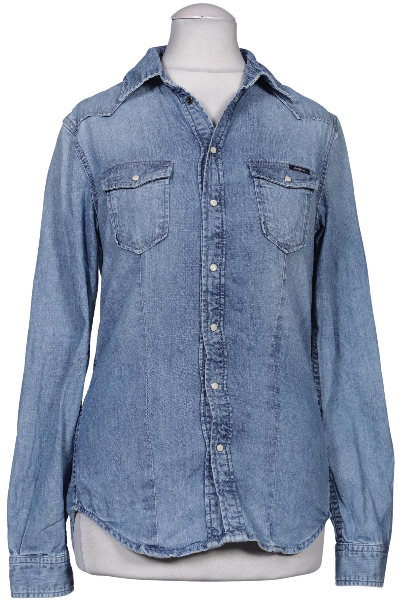 

Pepe Jeans Damen Bluse, blau, Gr. 34