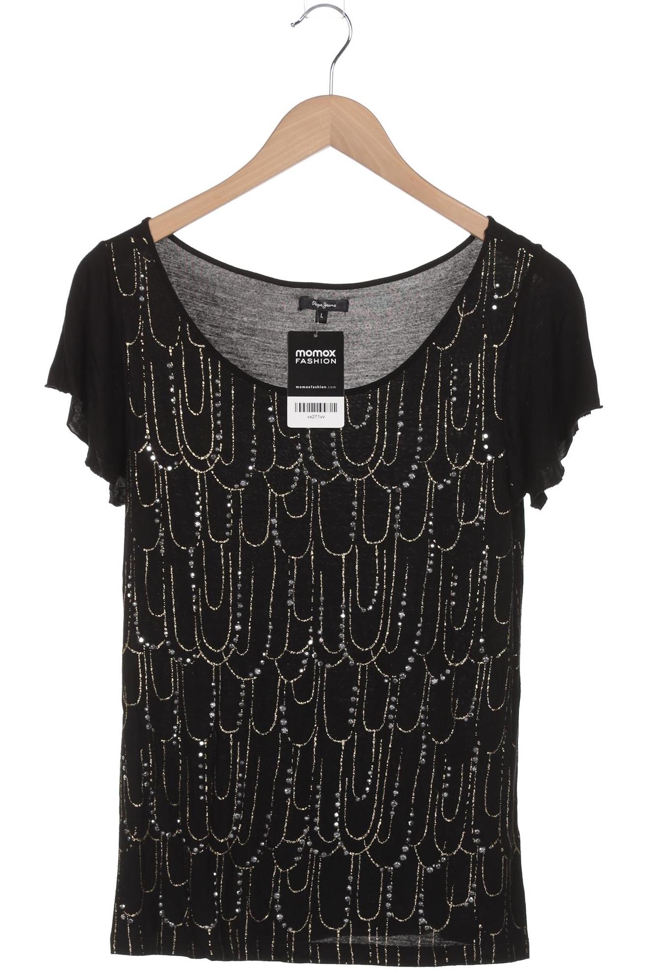 

Pepe Jeans Damen T-Shirt, schwarz, Gr. 42