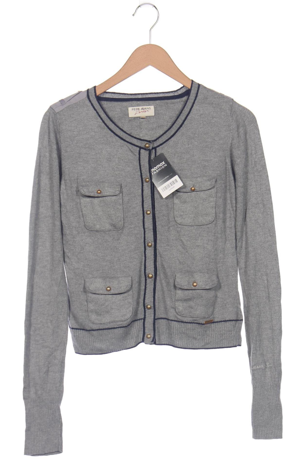 

Pepe Jeans Damen Strickjacke, grau, Gr. 42