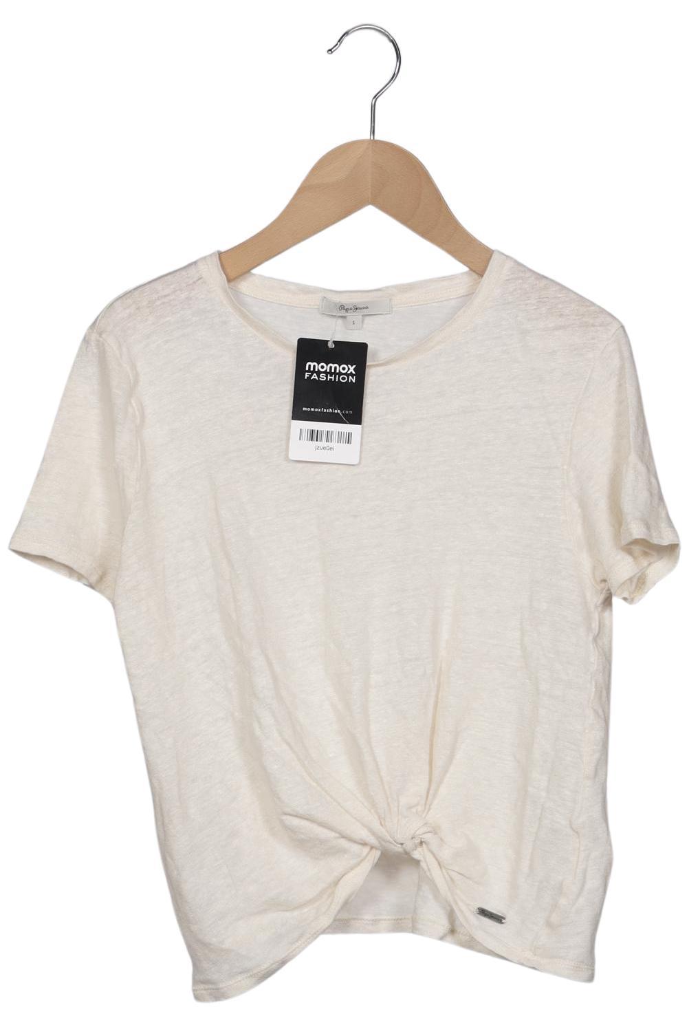 

Pepe Jeans Damen T-Shirt, cremeweiß, Gr. 36