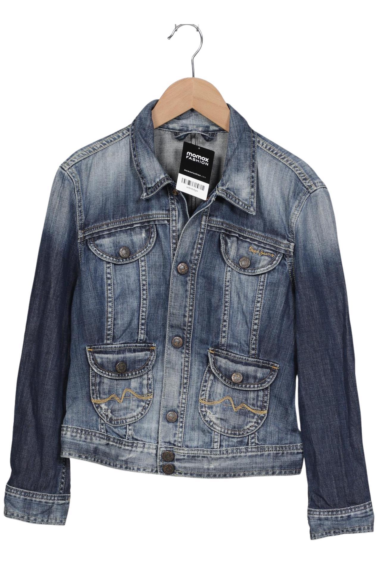 

Pepe Jeans Damen Jacke, blau, Gr. 42
