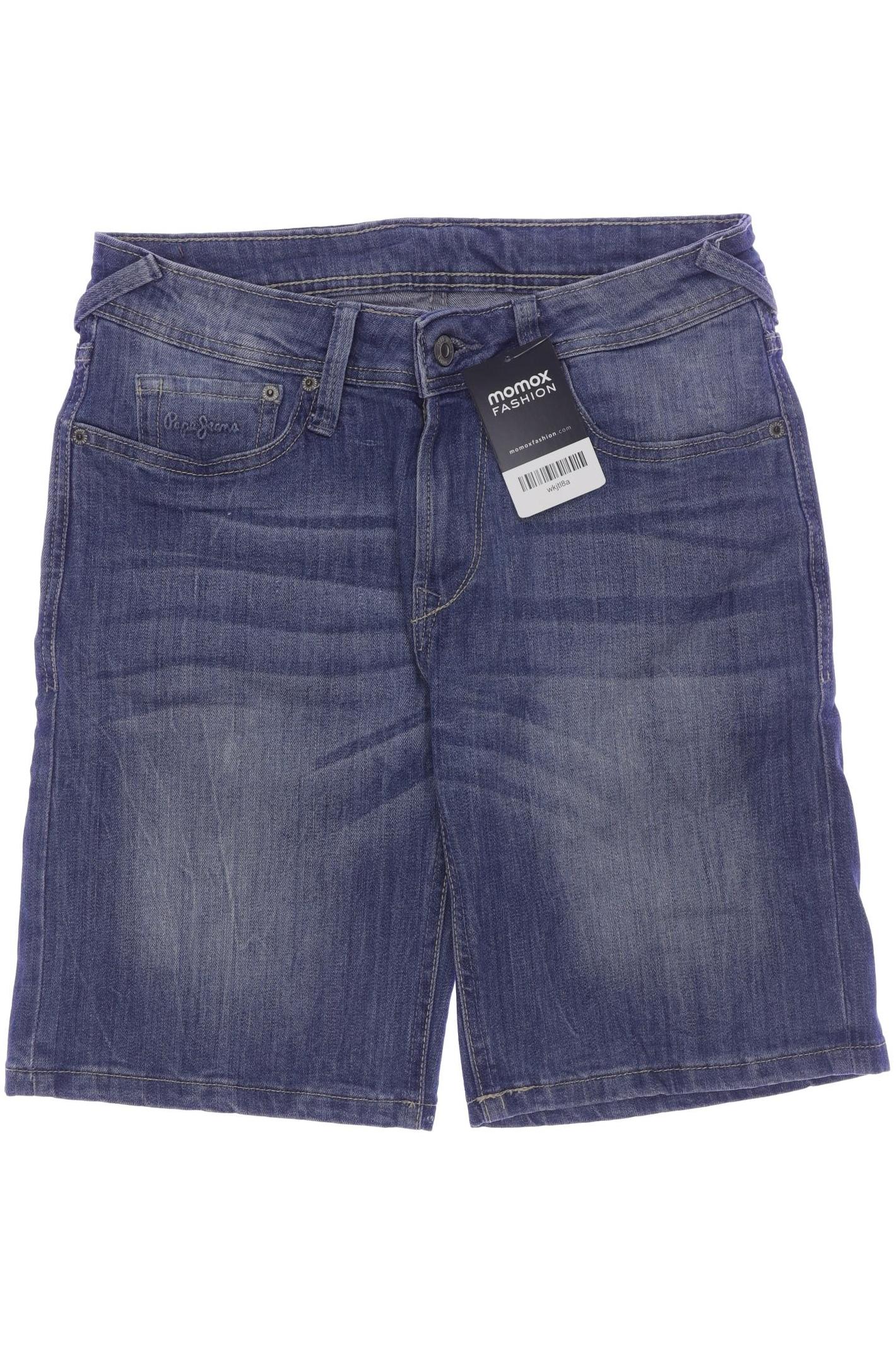 

Pepe Jeans Damen Shorts, blau, Gr. 27