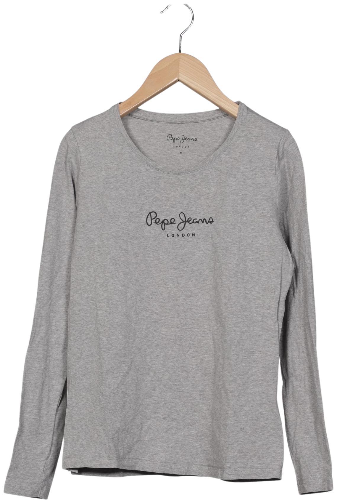 

Pepe Jeans Damen Langarmshirt, grau, Gr. 38