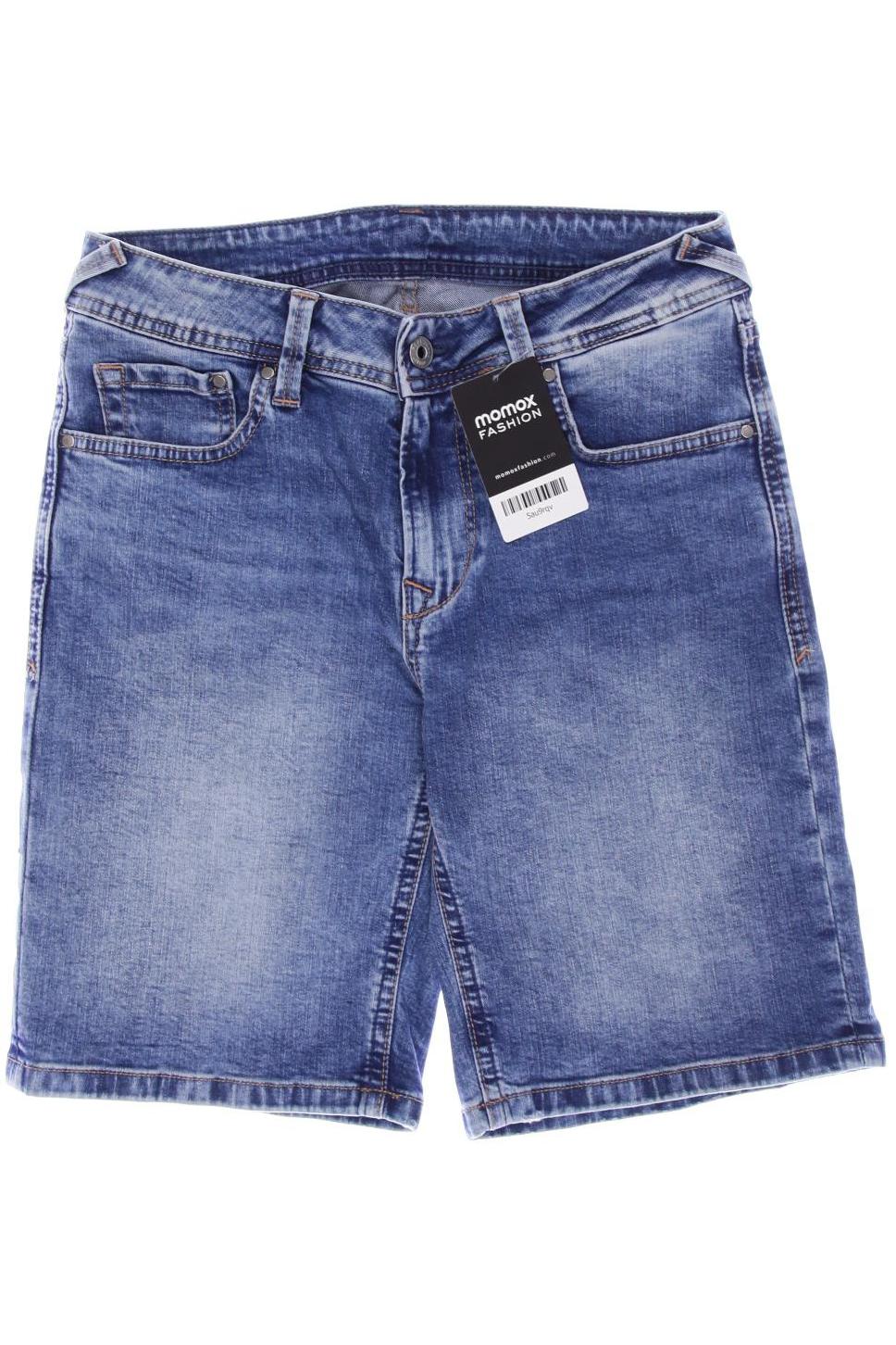 

Pepe Jeans Damen Shorts, blau, Gr. 26