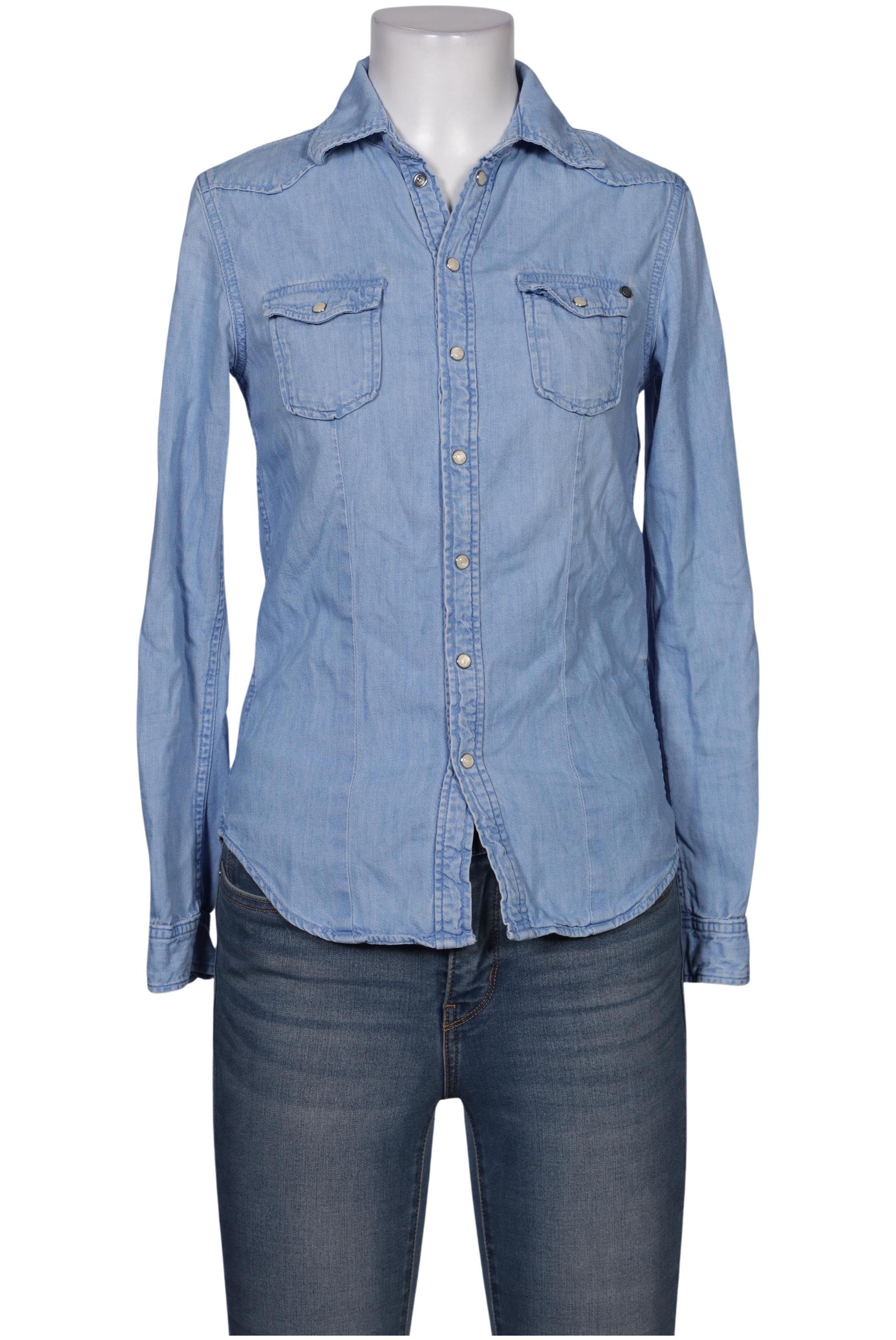 

Pepe Jeans Damen Bluse, blau, Gr. 34