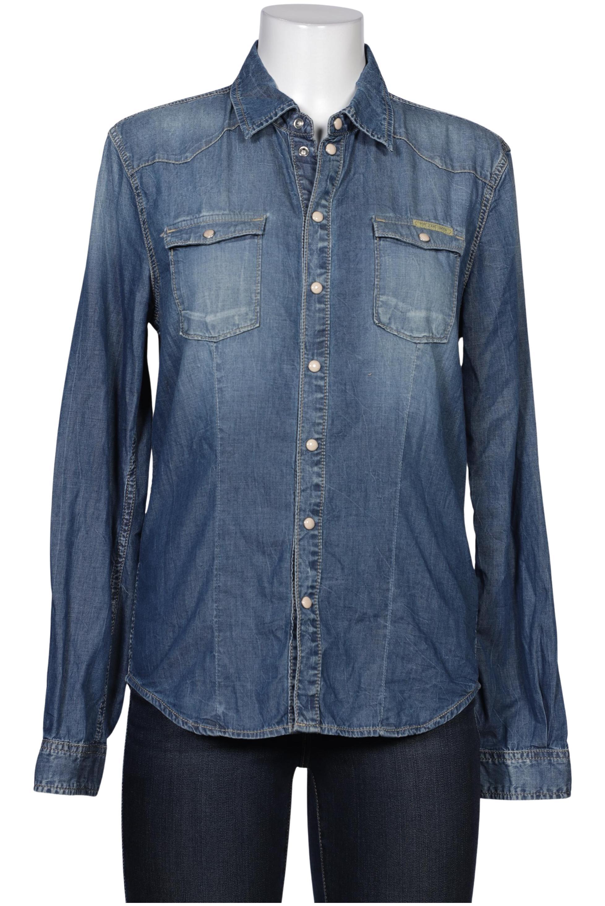 

Pepe Jeans Damen Bluse, blau, Gr. 42