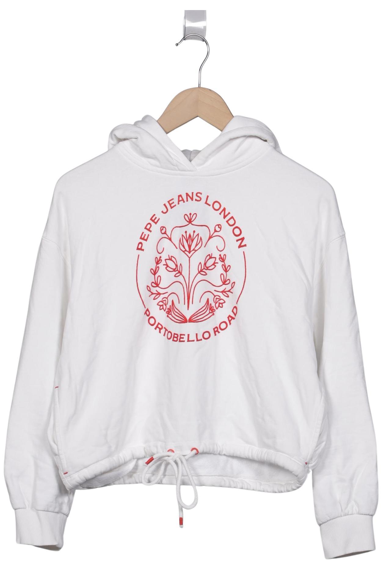 

Pepe Jeans Damen Kapuzenpullover, weiß, Gr. 36