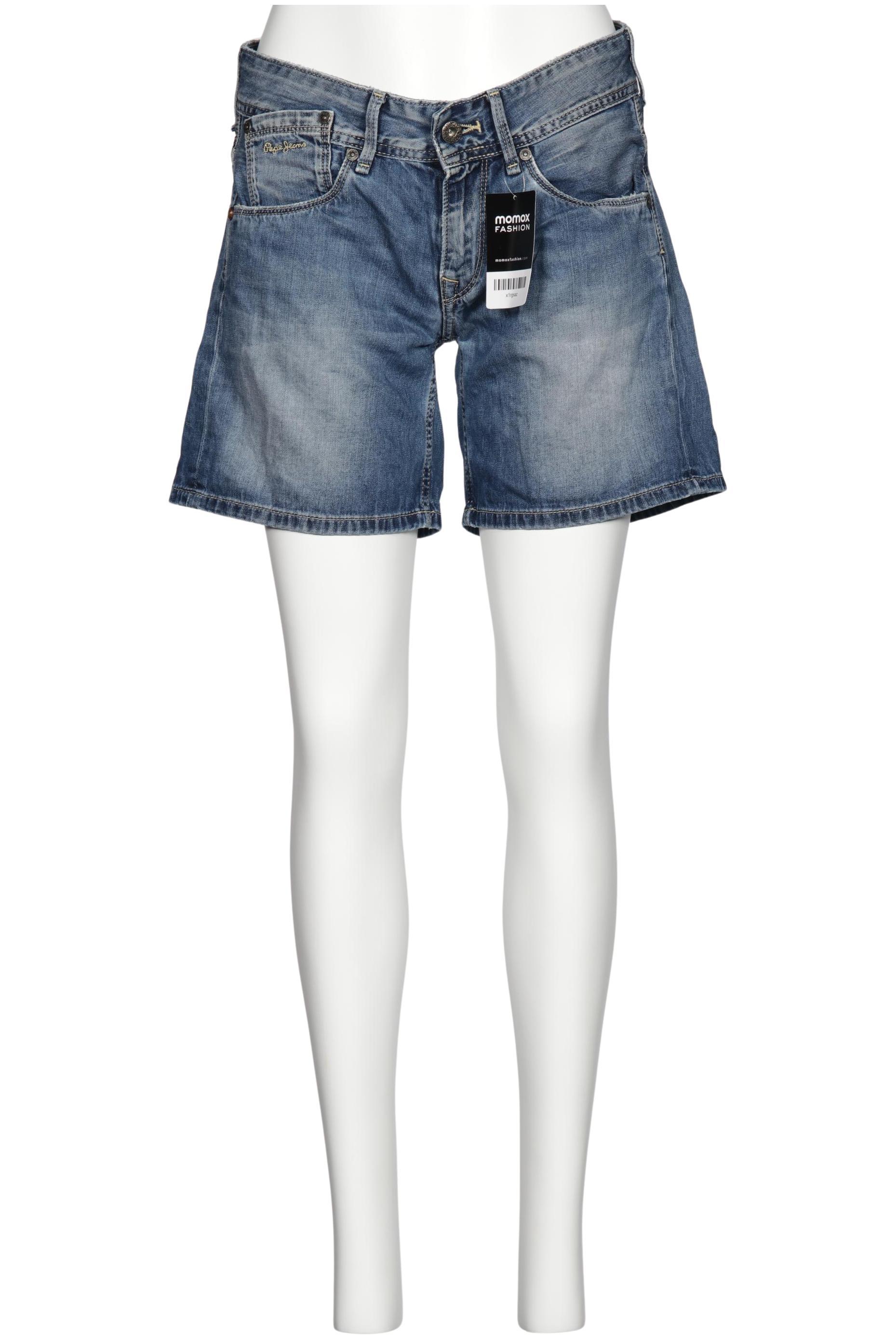 

Pepe Jeans Damen Shorts, blau, Gr. 27