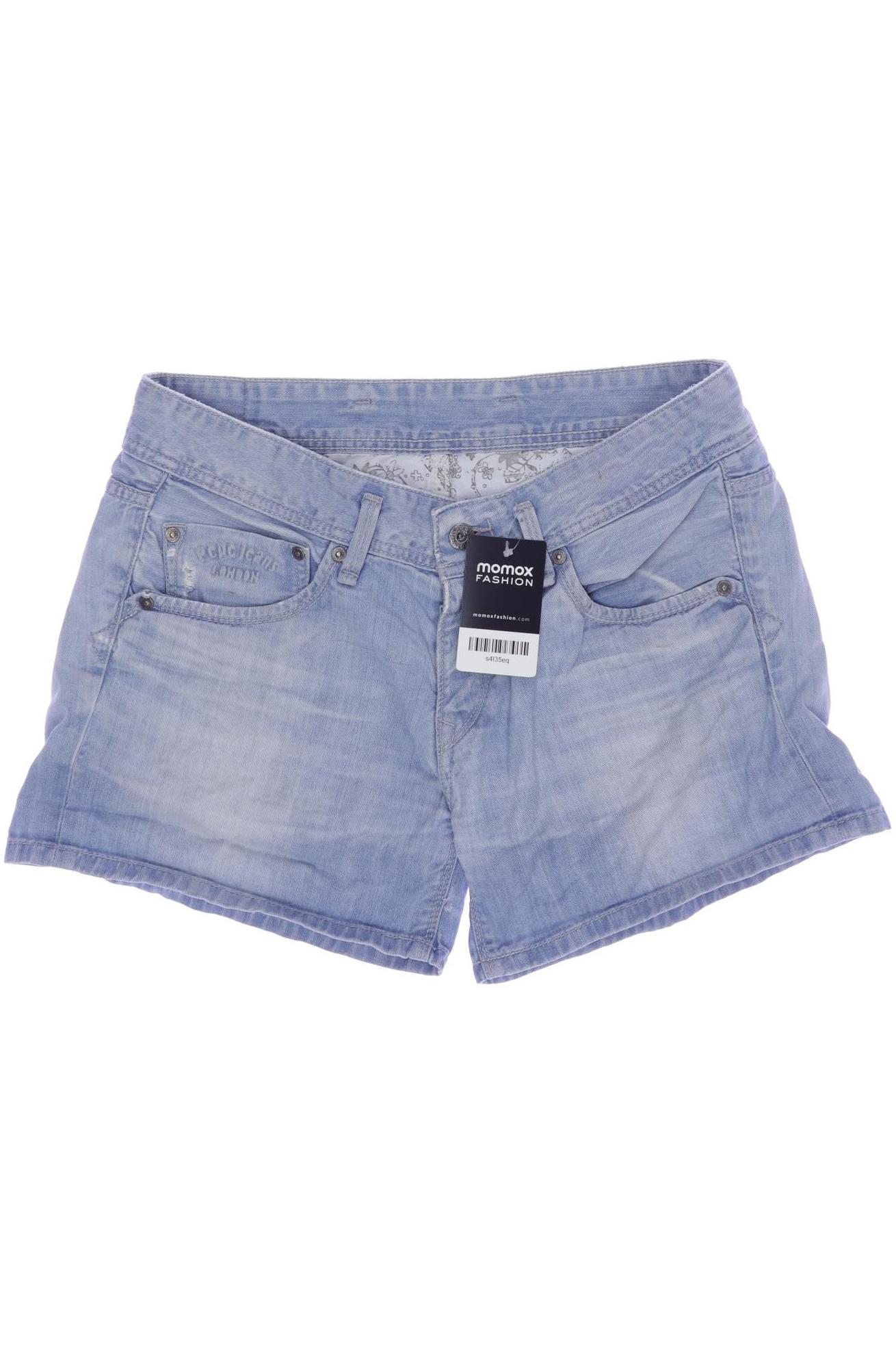 

Pepe Jeans Damen Shorts, blau, Gr. 28