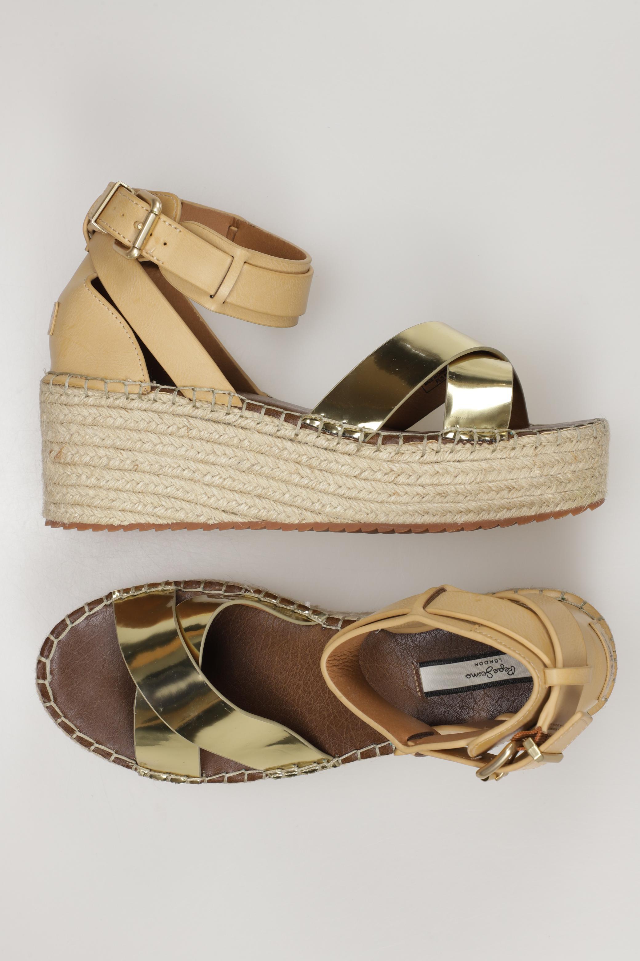 

Pepe Jeans Damen Sandale, gold, Gr. 39