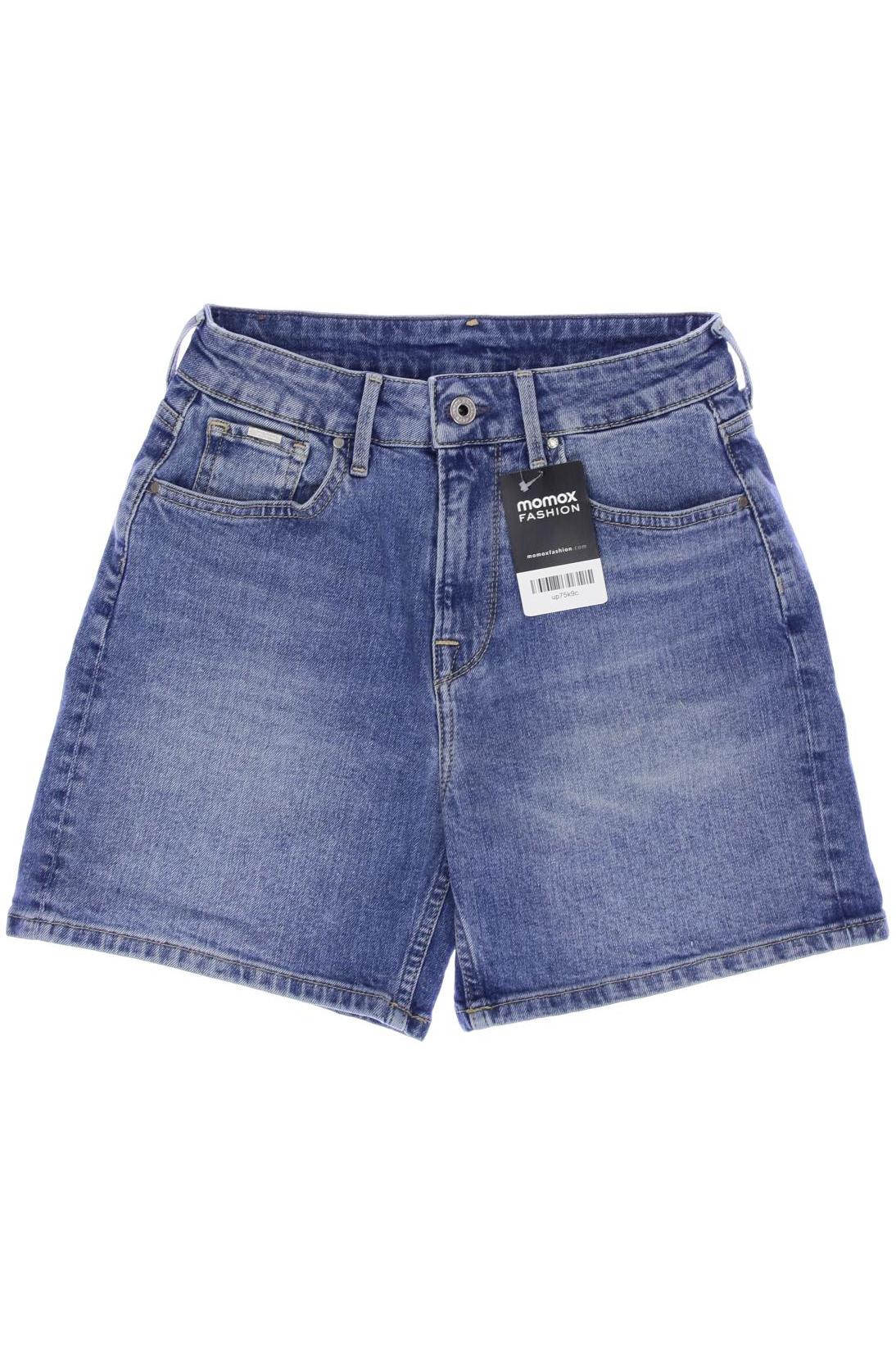 

Pepe Jeans Damen Shorts, blau, Gr. 26