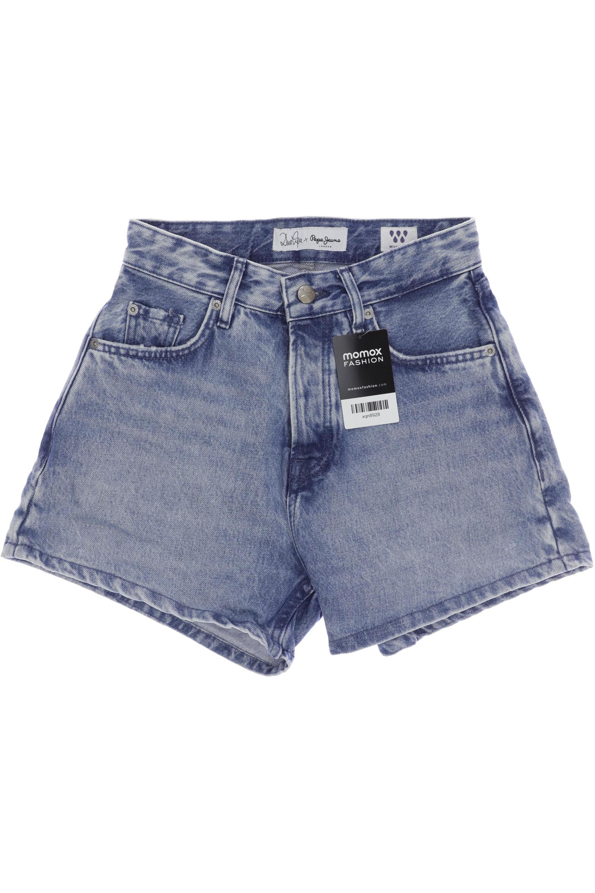 

Pepe Jeans Damen Shorts, blau, Gr. 32