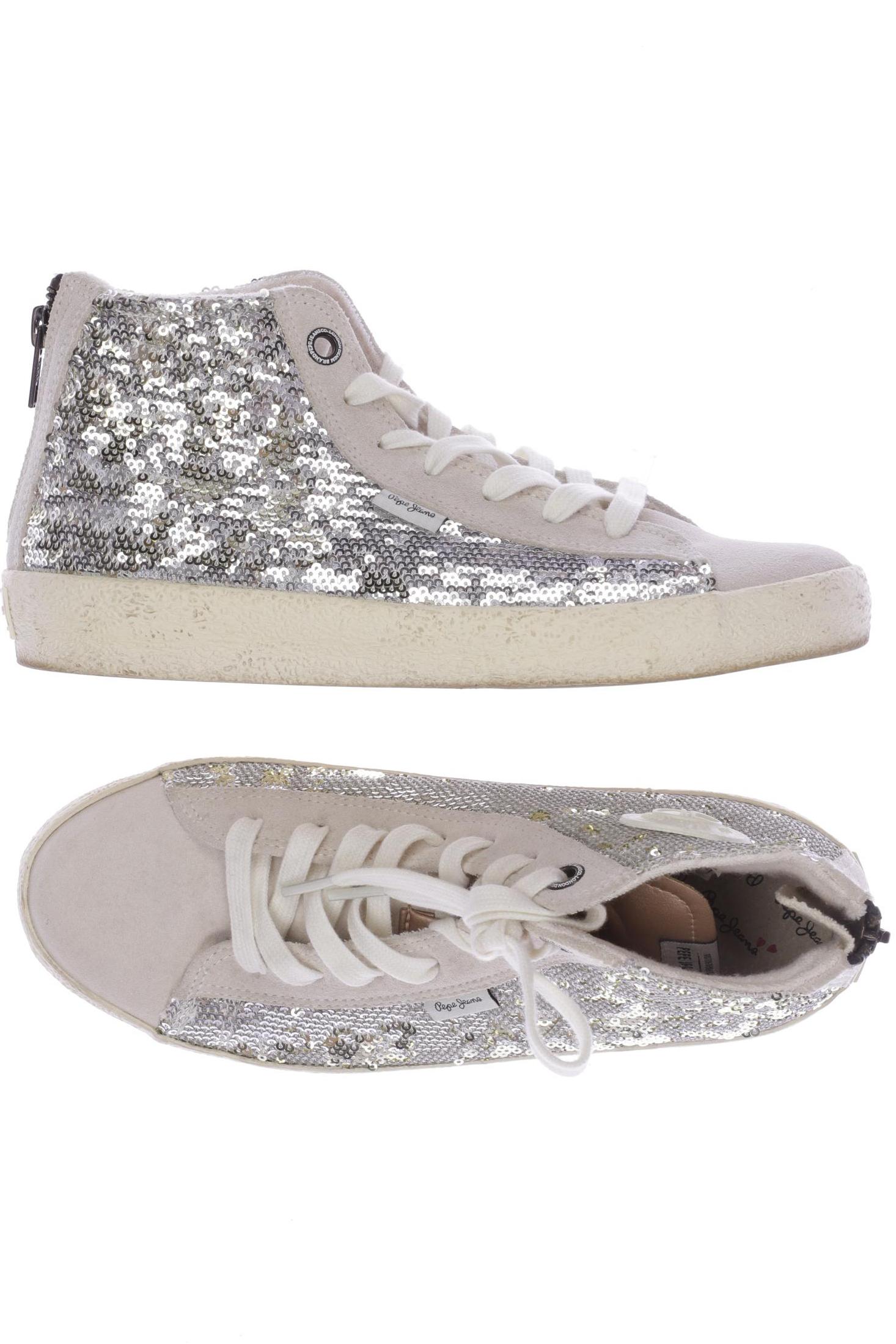 

Pepe Jeans Damen Sneakers, cremeweiß
