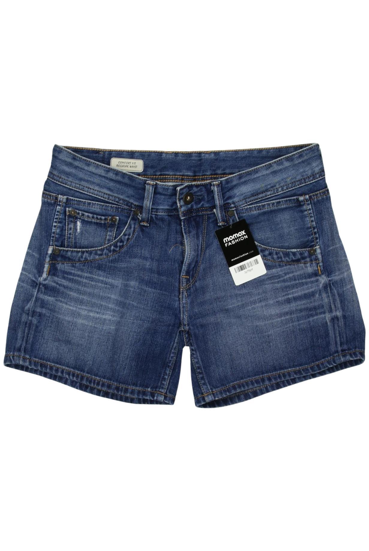 

Pepe Jeans Damen Shorts, blau, Gr. 27