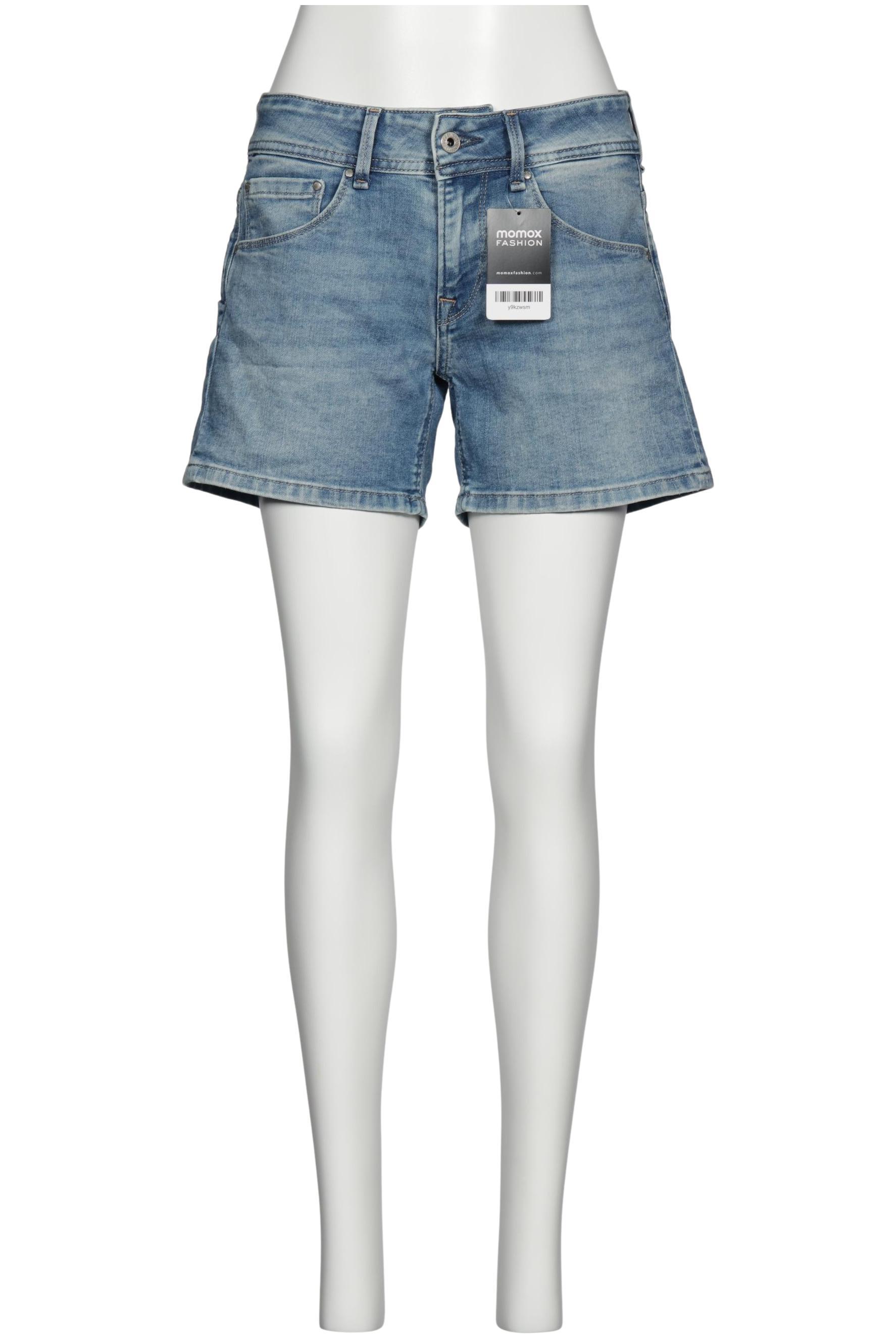 

Pepe Jeans Damen Shorts, blau, Gr. 27