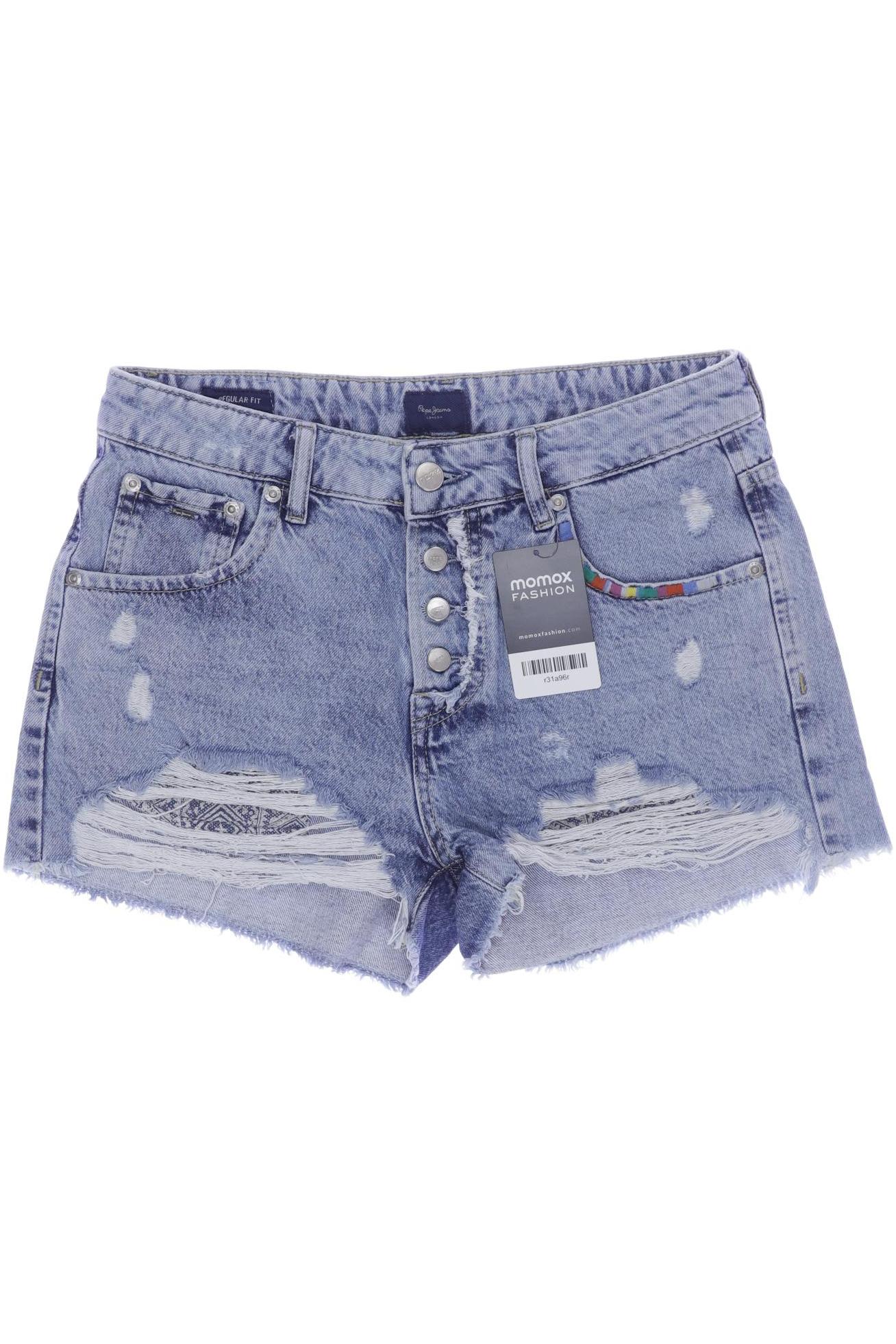 

Pepe Jeans Damen Shorts, hellblau, Gr. 26