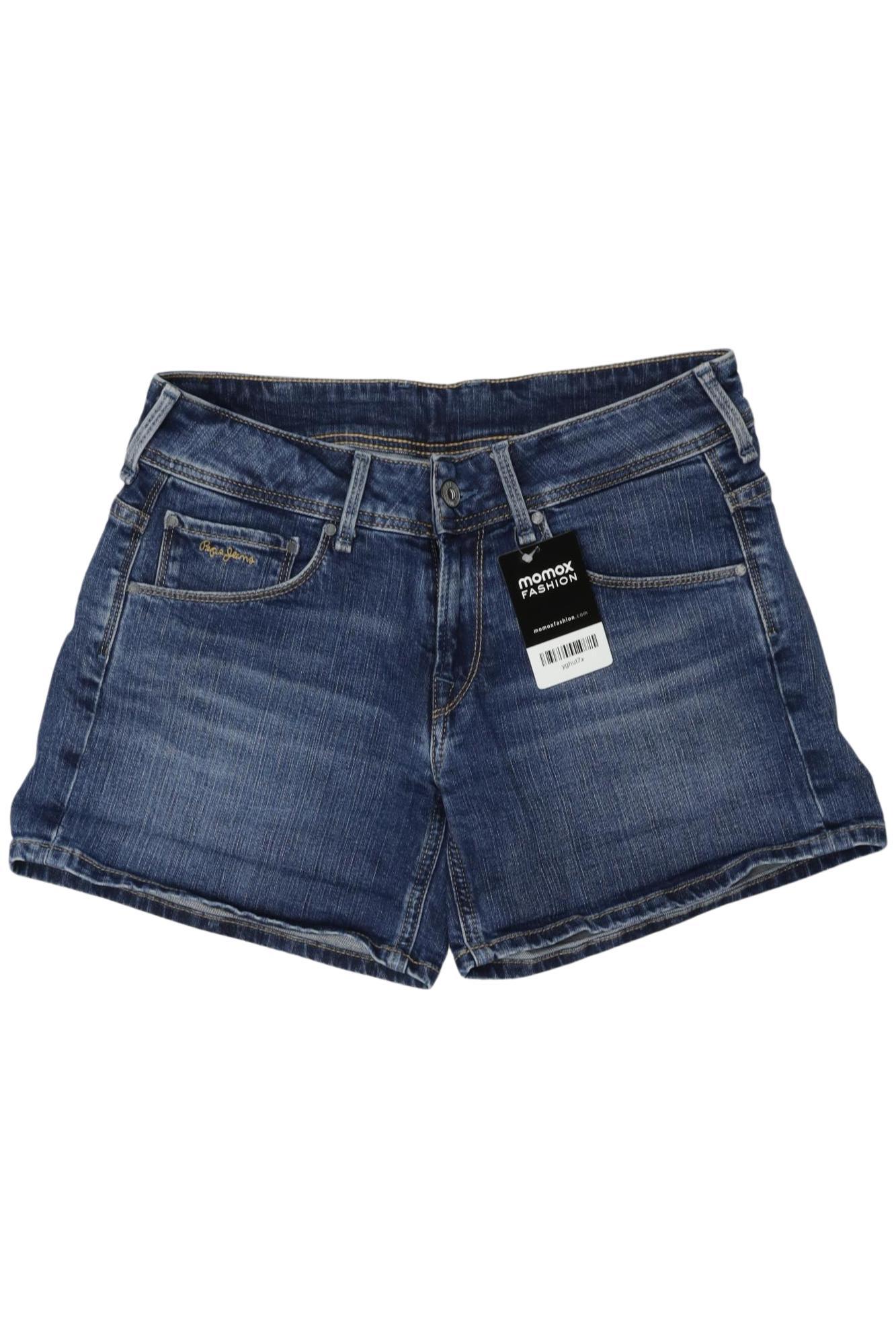 

Pepe Jeans Damen Shorts, blau, Gr. 27
