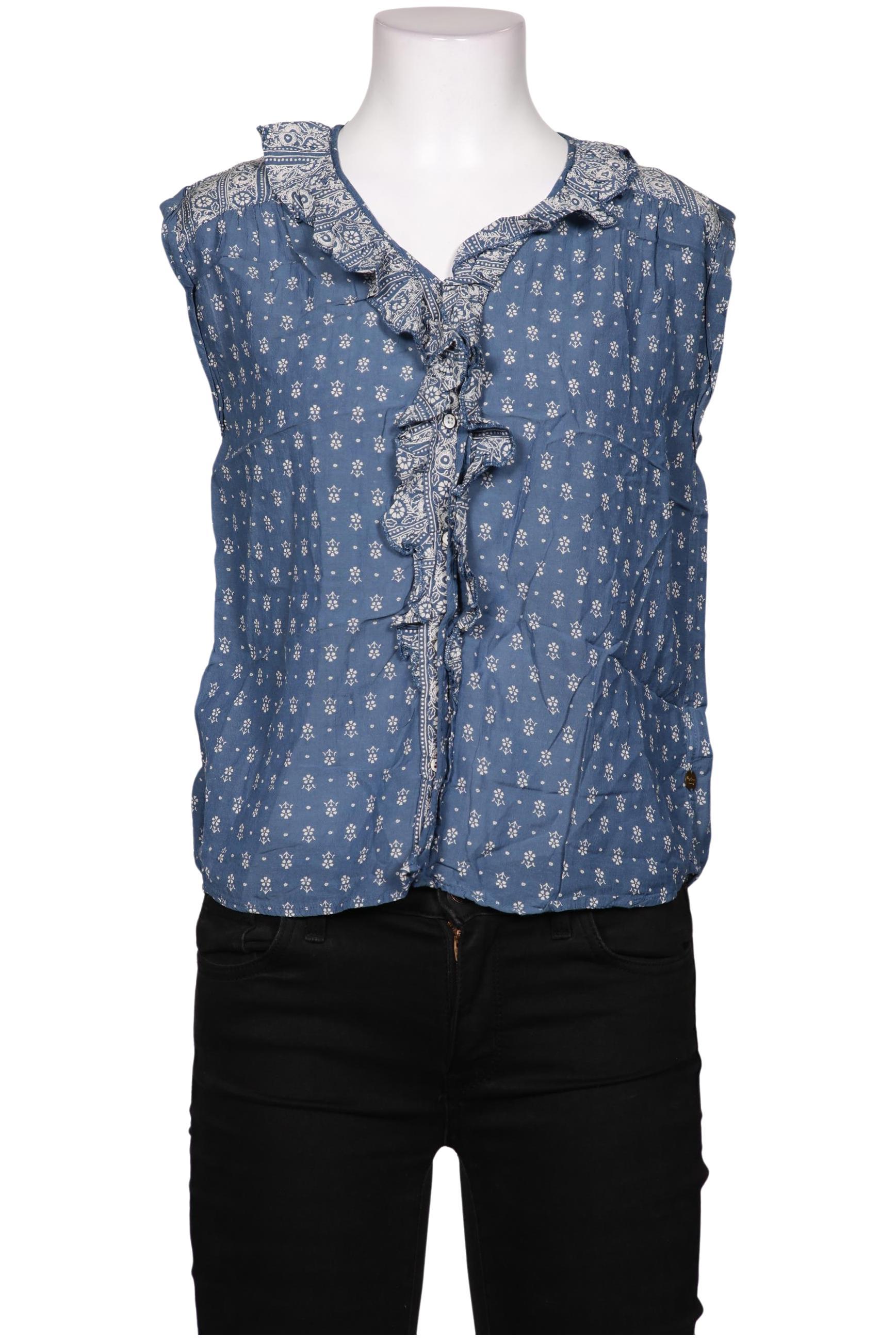

Pepe Jeans Damen Bluse, blau, Gr. 34