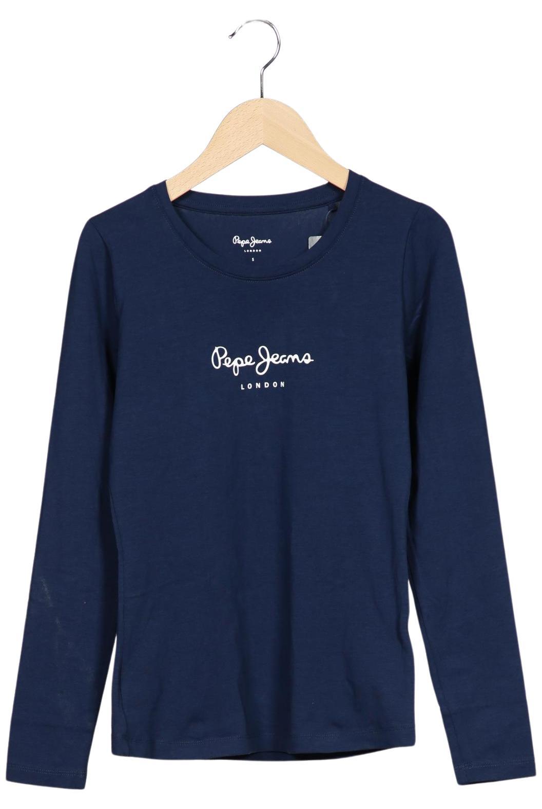 

Pepe Jeans Damen Langarmshirt, marineblau, Gr. 36