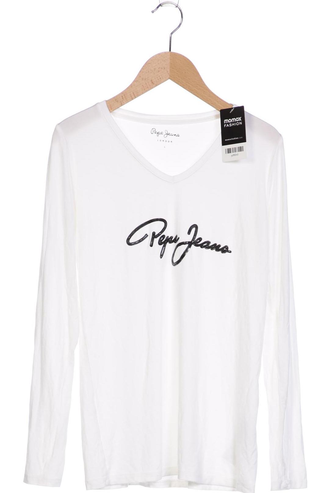 

Pepe Jeans Damen Langarmshirt, weiß