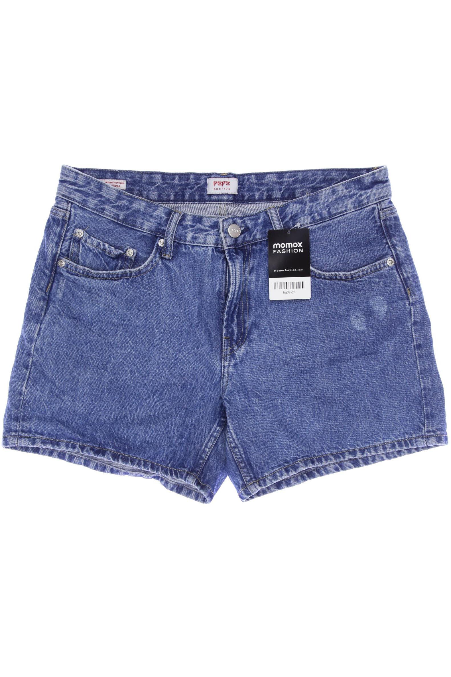

Pepe Jeans Damen Shorts, blau, Gr. 31