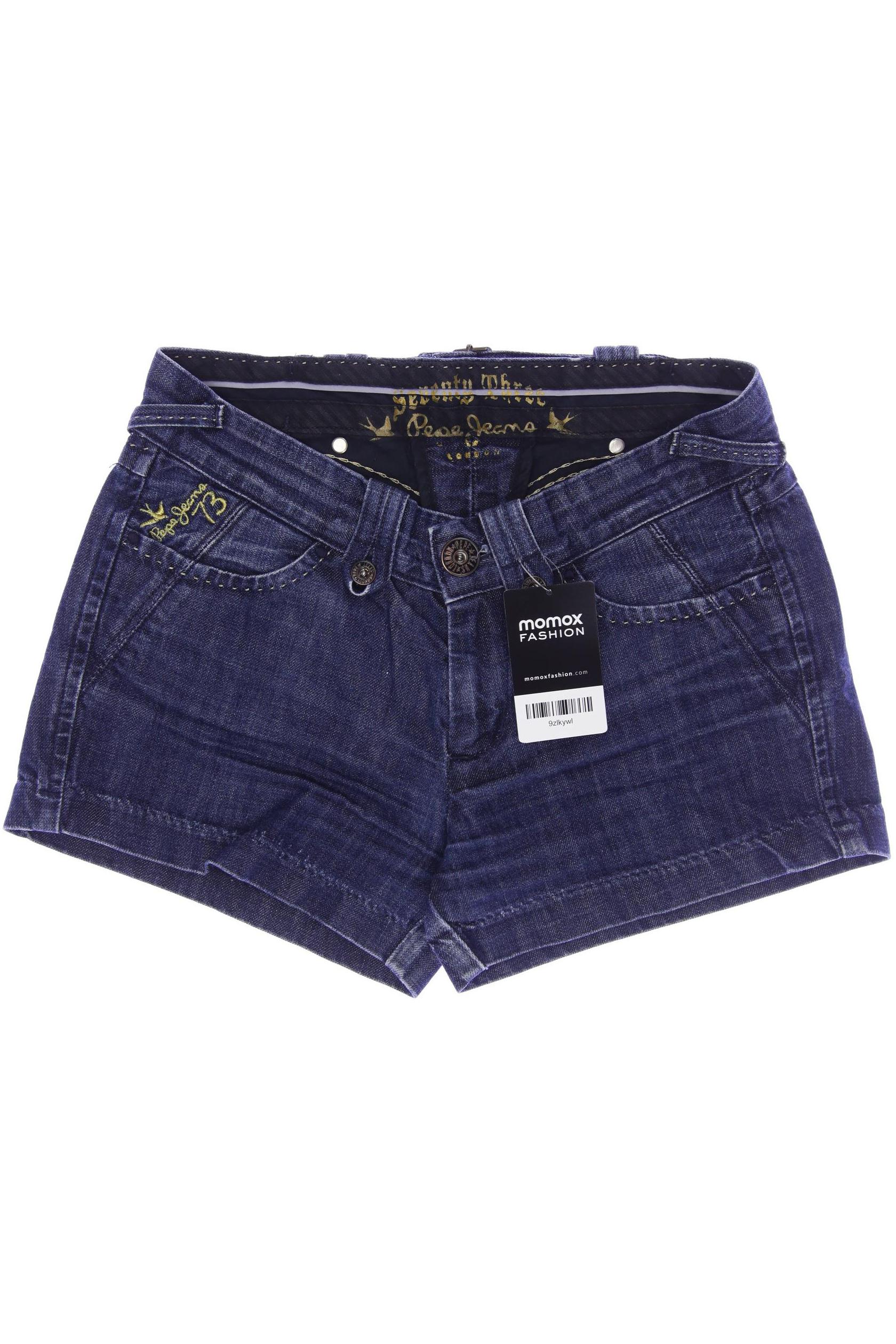 

Pepe Jeans Damen Shorts, blau, Gr. 26