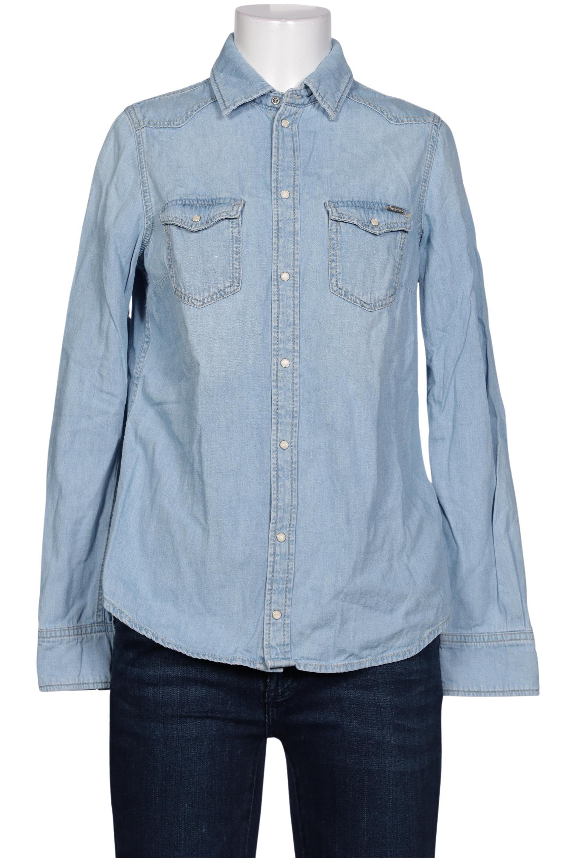 

Pepe Jeans Damen Bluse, hellblau, Gr. 38