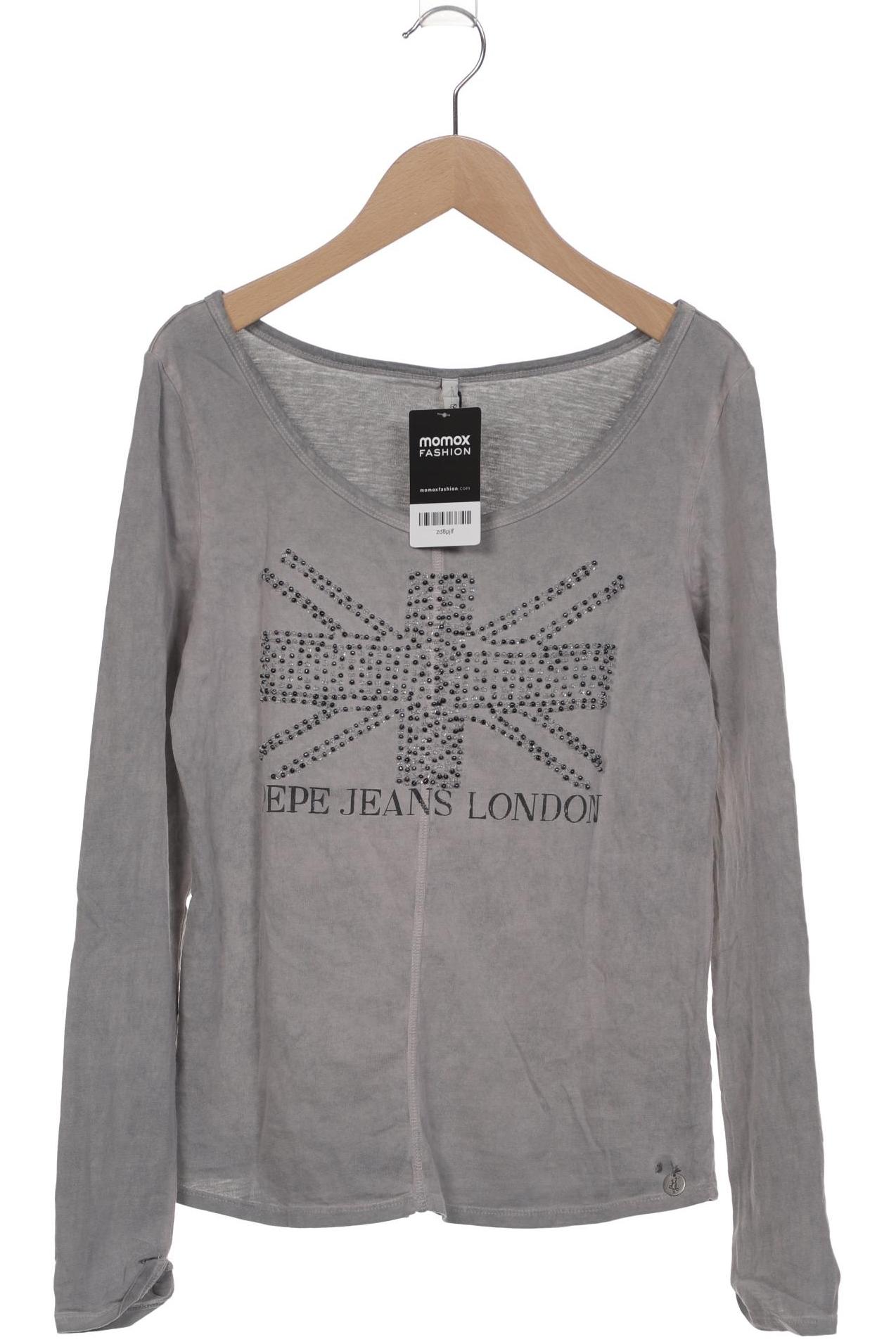 

Pepe Jeans Damen Langarmshirt, grau, Gr. 36