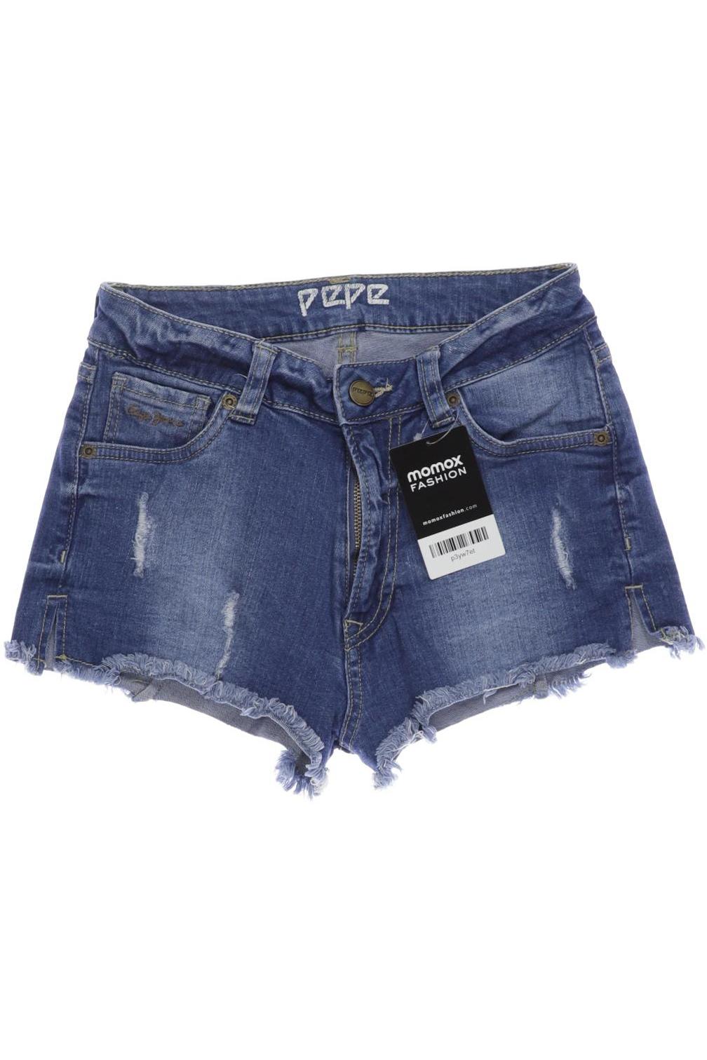 

Pepe Jeans Damen Shorts, blau, Gr. 25