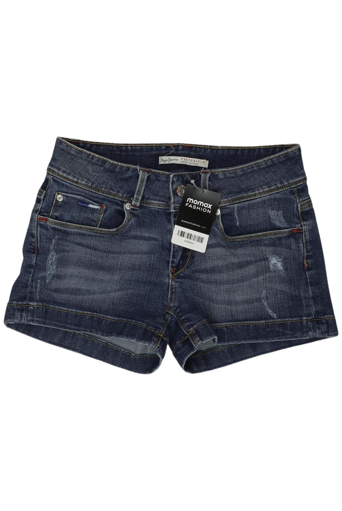 

Pepe Jeans Damen Shorts, blau, Gr. 27
