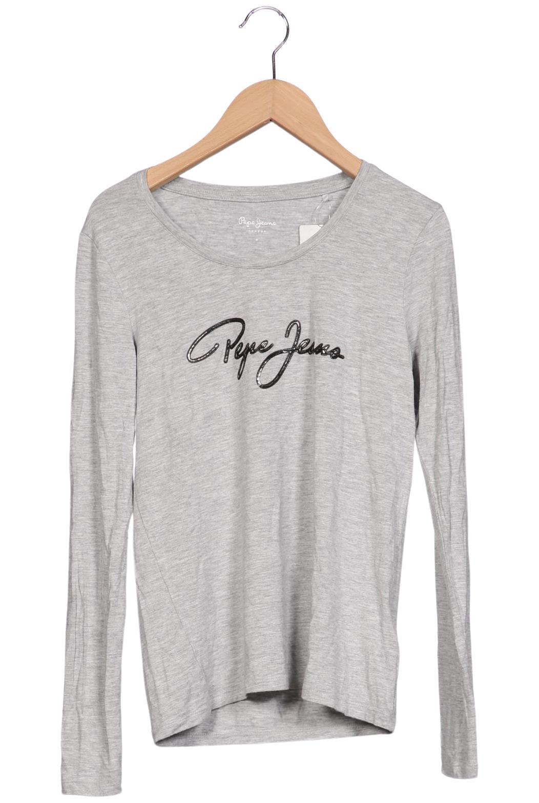 

Pepe Jeans Damen Langarmshirt, grau, Gr. 38