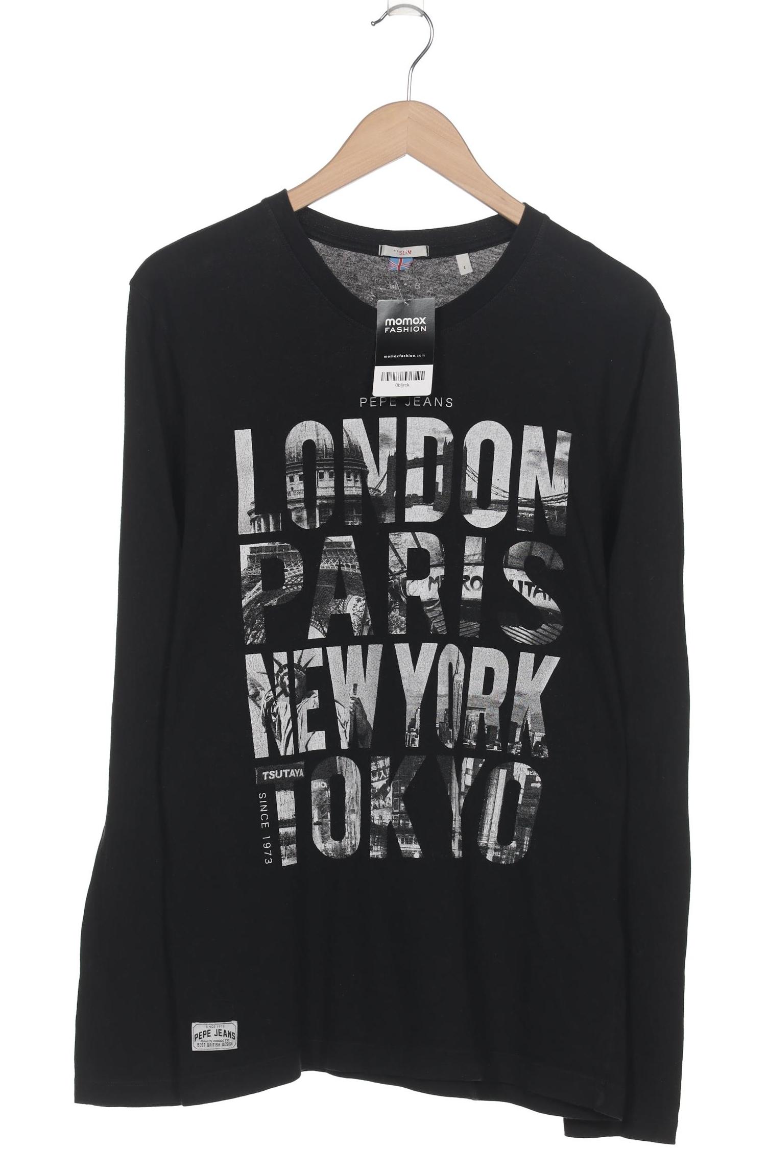 

Pepe Jeans Herren Langarmshirt, schwarz, Gr. 52