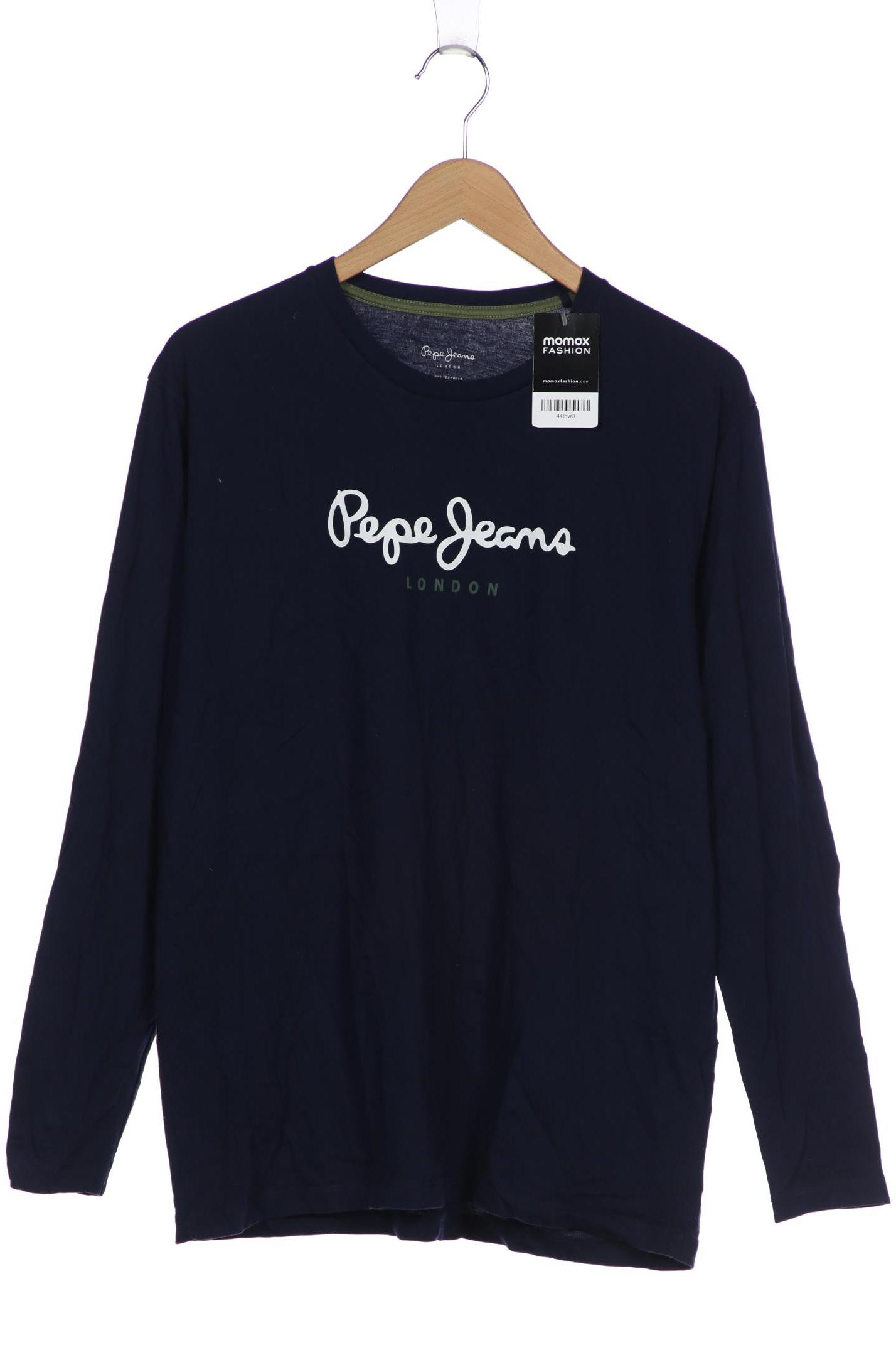 

Pepe Jeans Herren Langarmshirt, marineblau