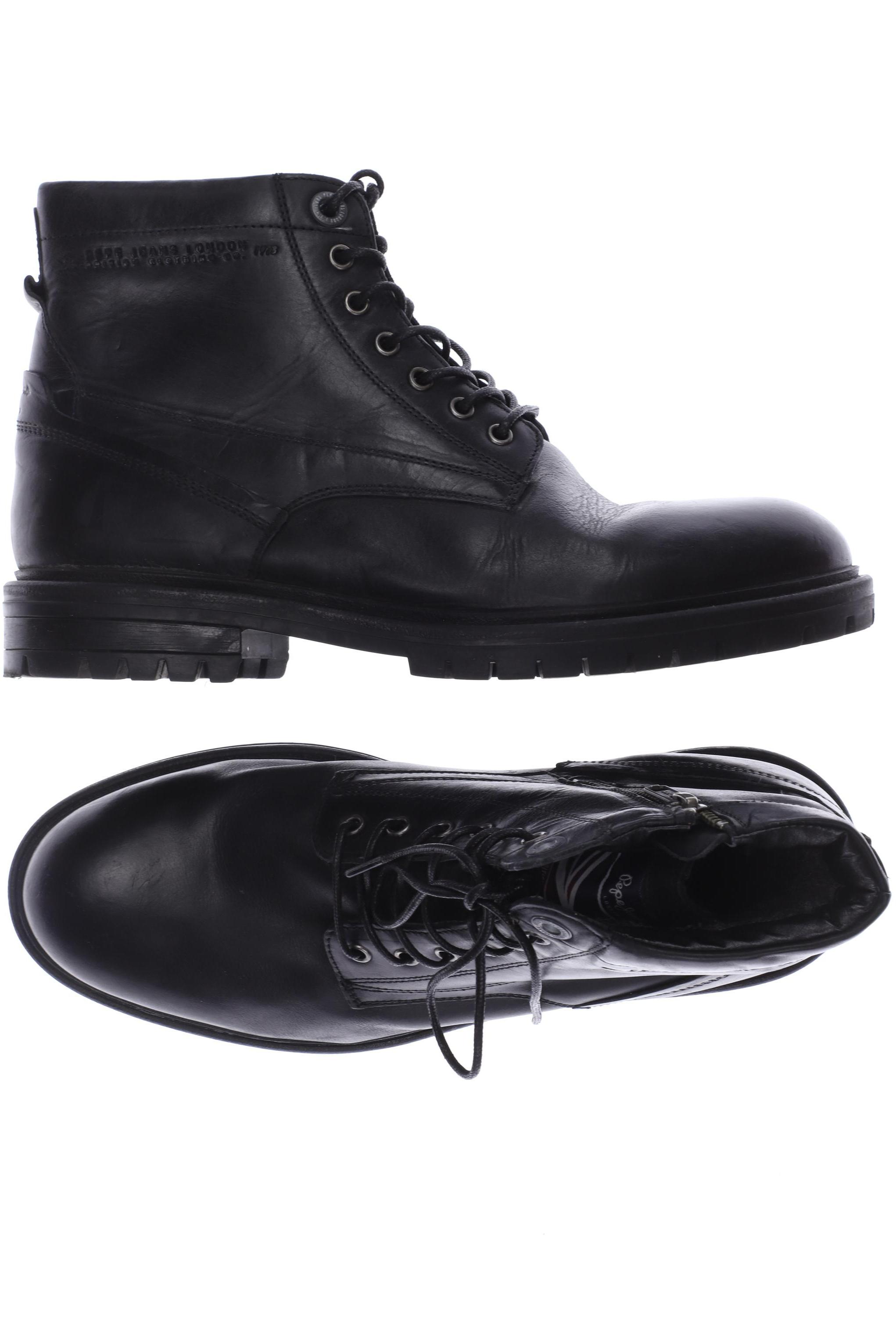 

Pepe Jeans Herren Stiefel, schwarz