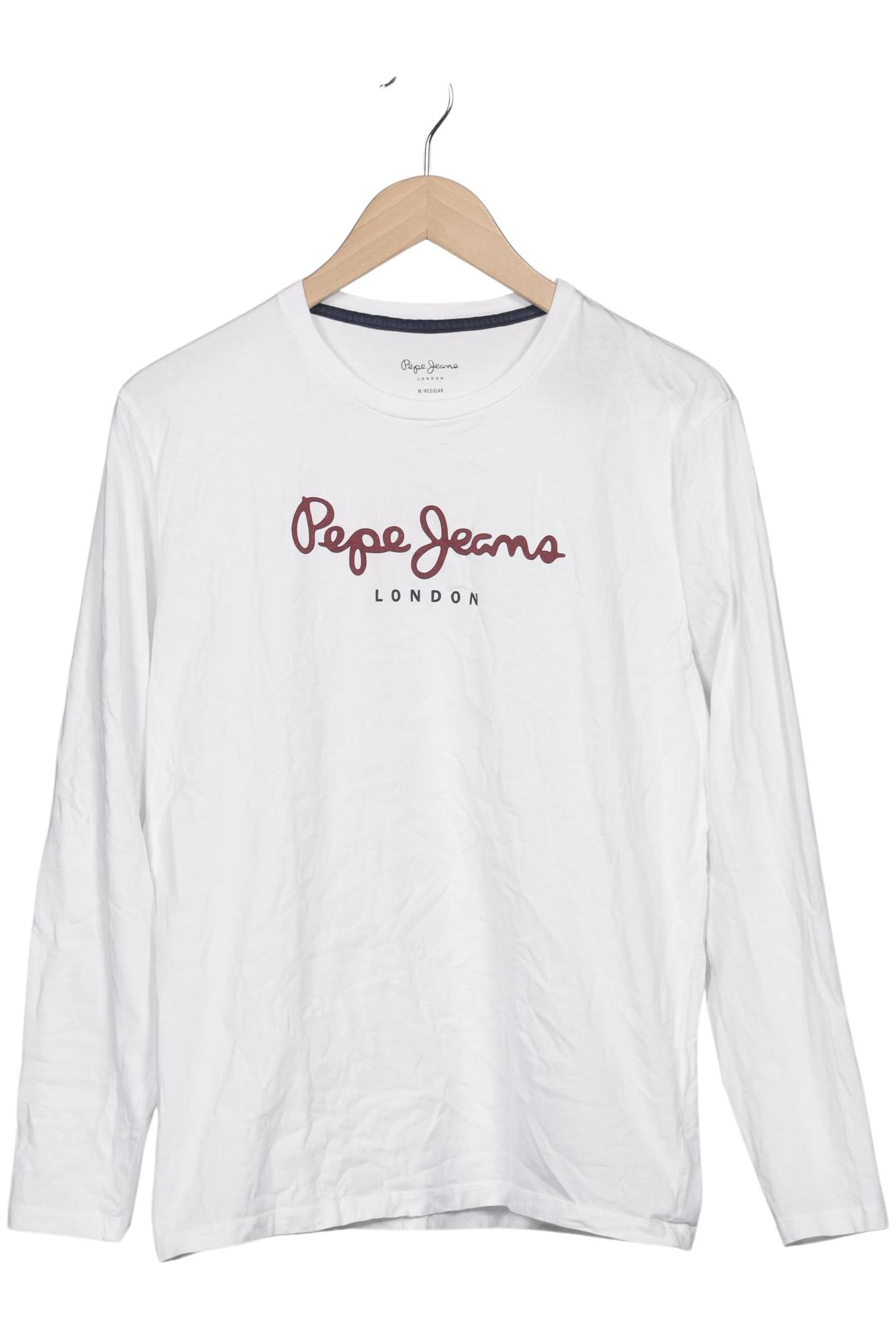 

Pepe Jeans Herren Langarmshirt, weiß, Gr. 48