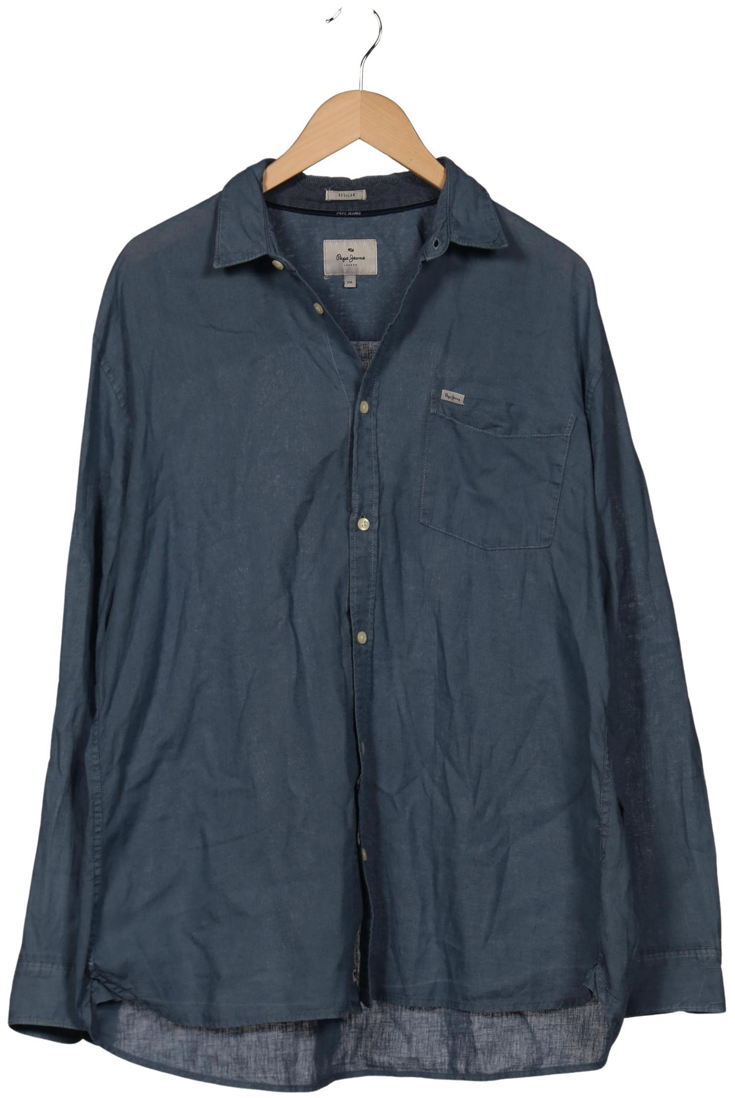 

Pepe Jeans Herren Hemd, blau, Gr. 56