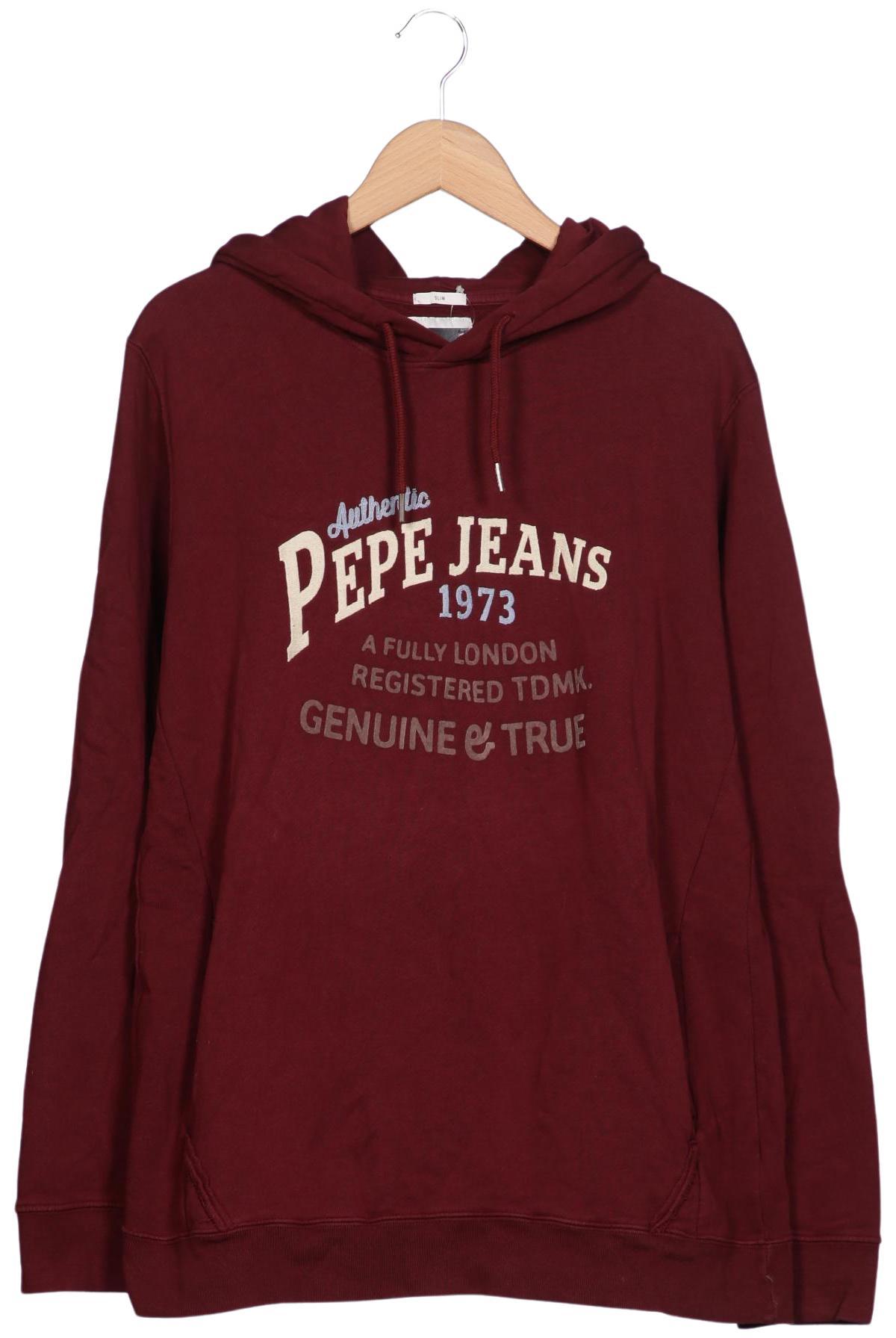 

Pepe Jeans Herren Kapuzenpullover, bordeaux, Gr. 54