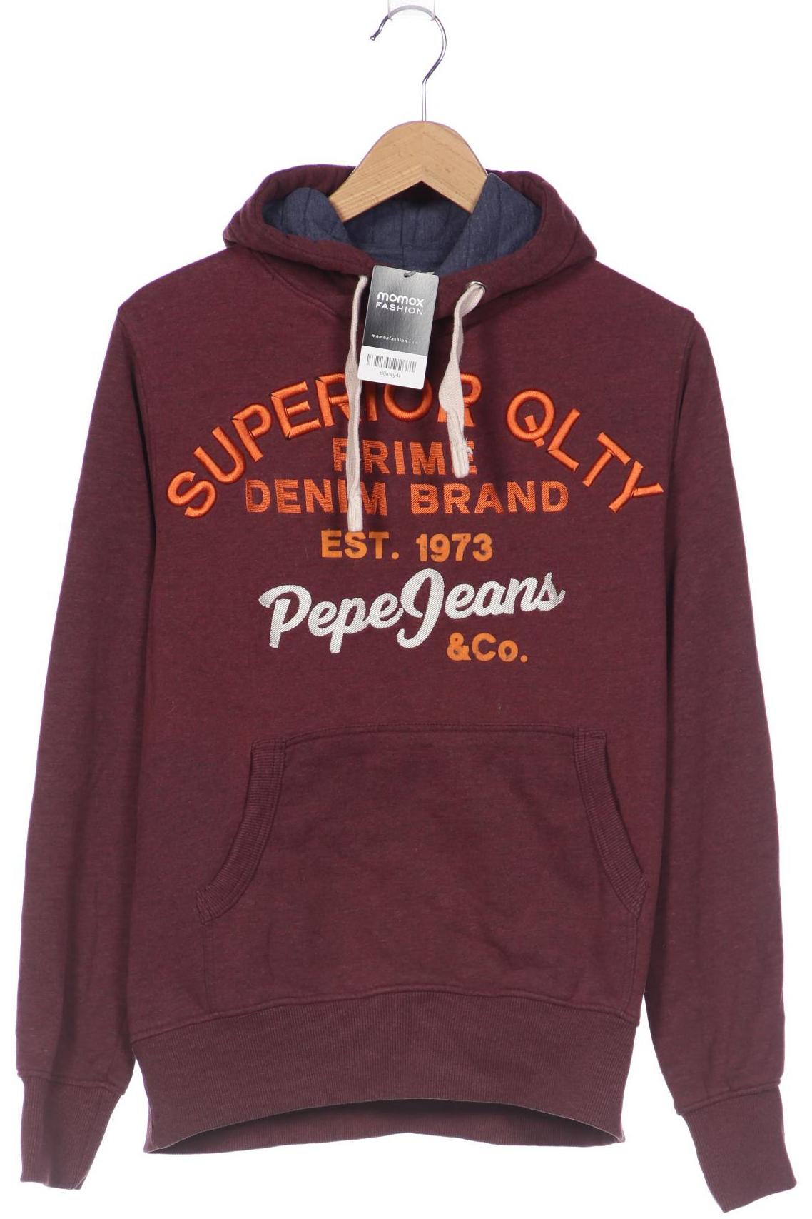 

Pepe Jeans Herren Kapuzenpullover, bordeaux, Gr. 46